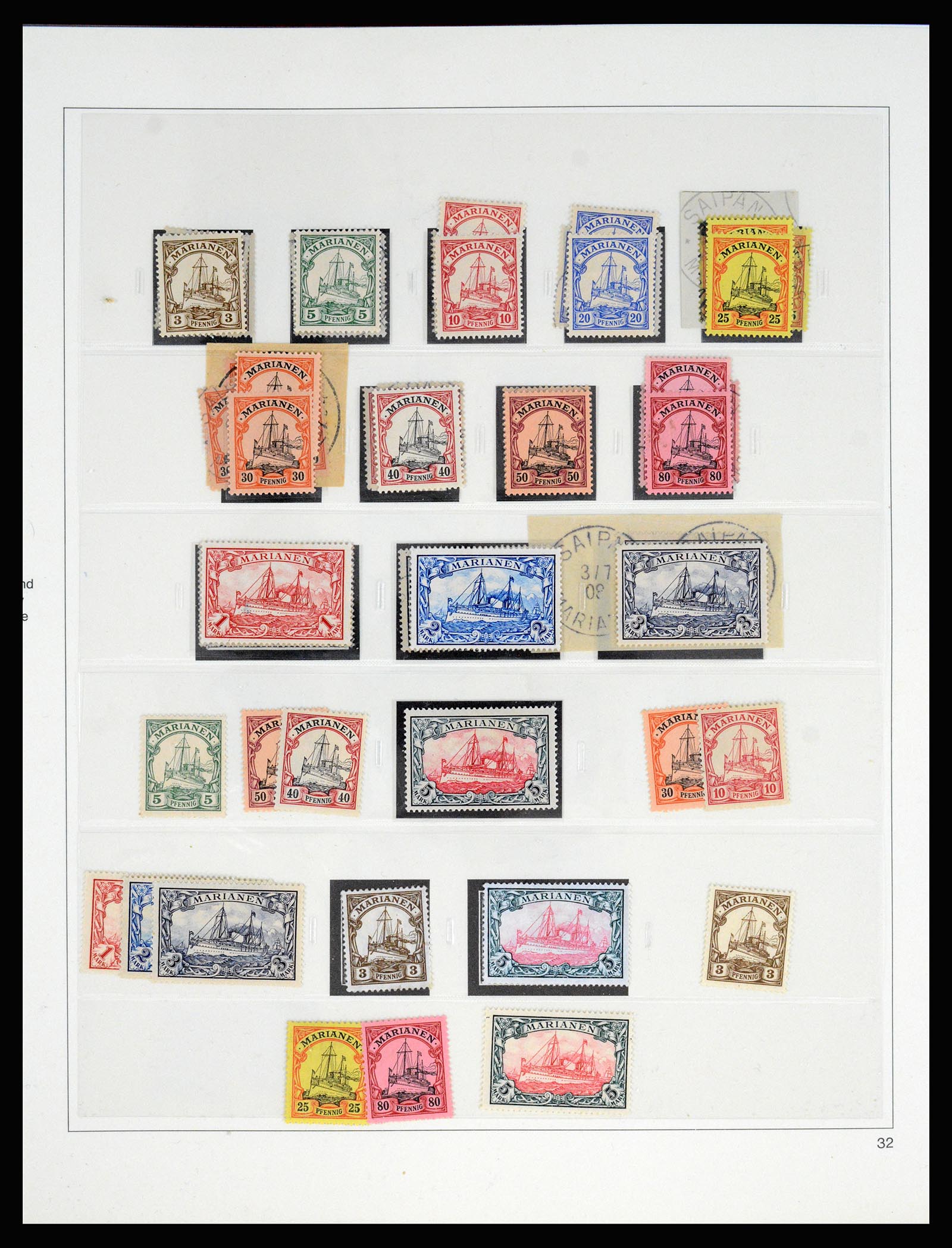 37130 060 - Postzegelverzameling 37130 Duitse koloniën 1884-1918.