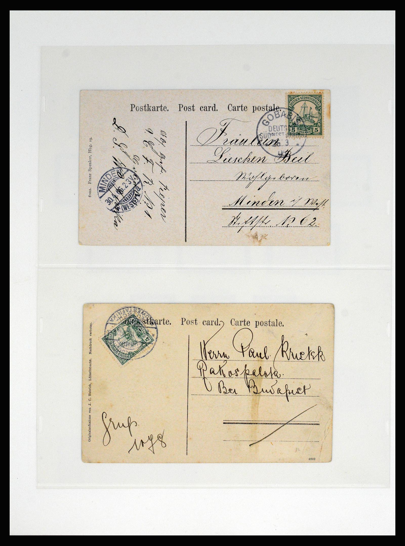 37130 075 - Postzegelverzameling 37130 Duitse koloniën 1884-1918.