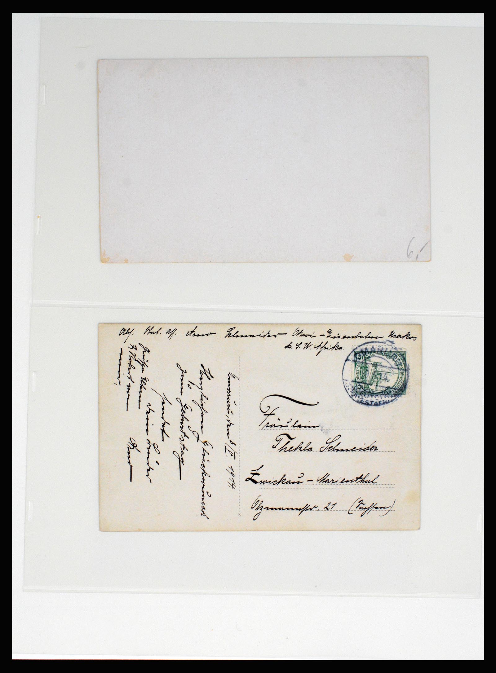 37130 082 - Postzegelverzameling 37130 Duitse koloniën 1884-1918.