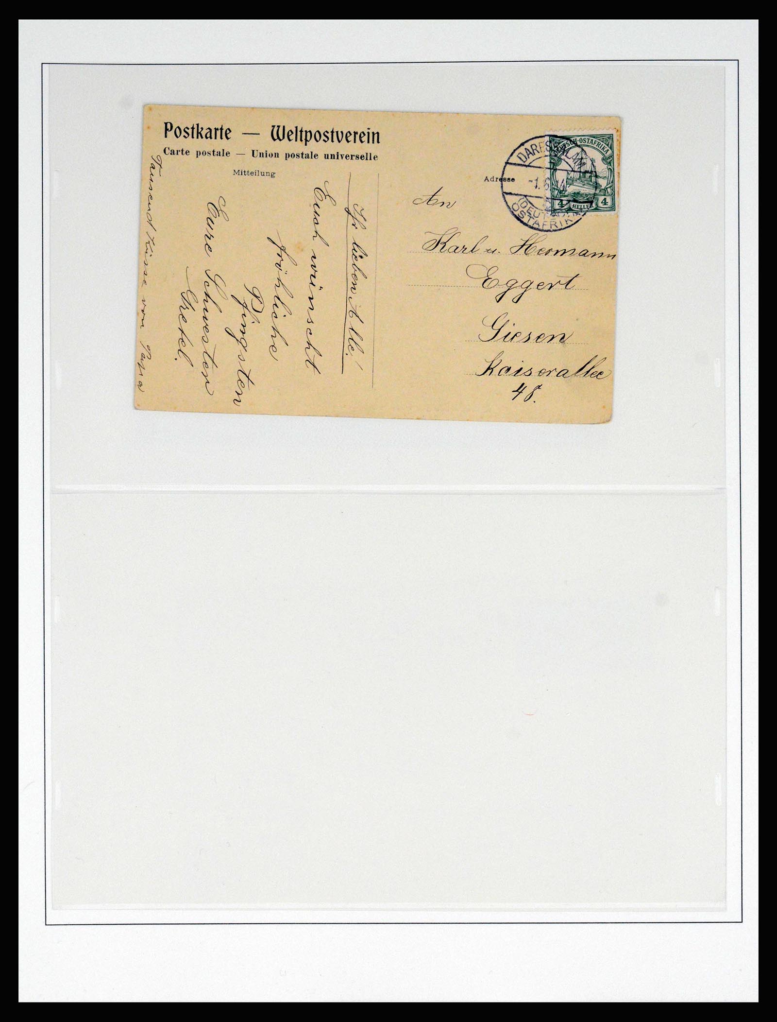 37130 085 - Postzegelverzameling 37130 Duitse koloniën 1884-1918.