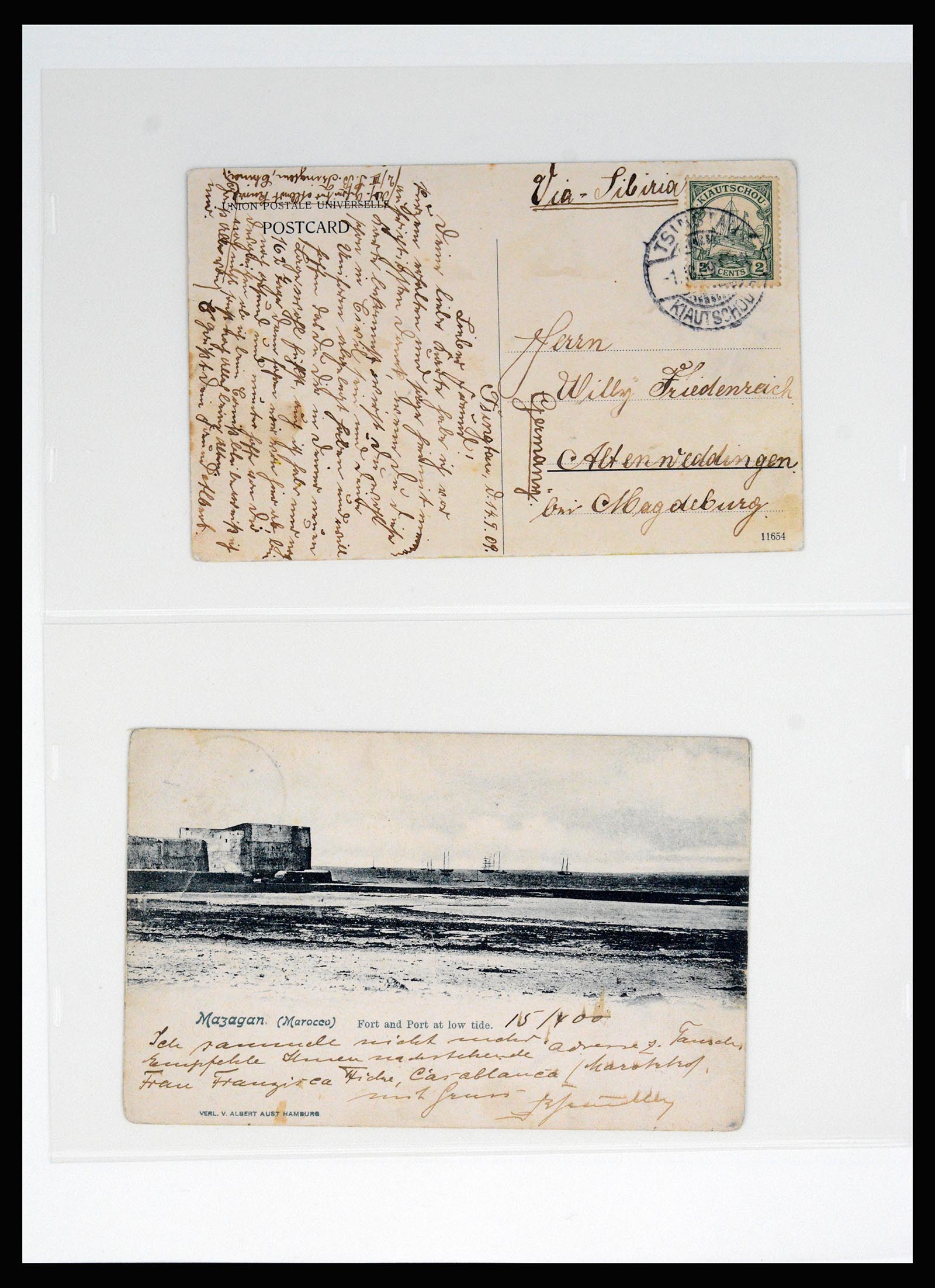 37130 088 - Postzegelverzameling 37130 Duitse koloniën 1884-1918.