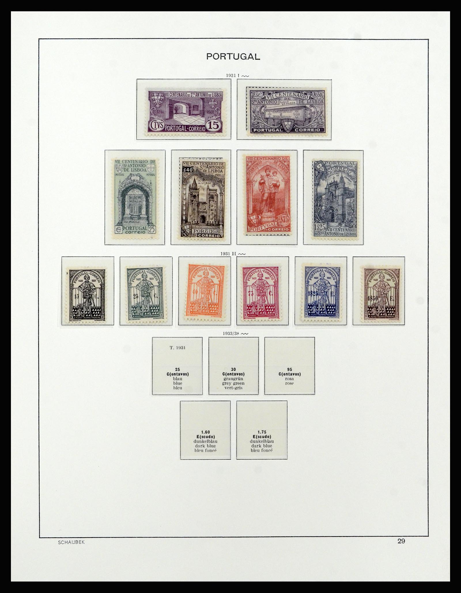 37137 053 - Stamp collection 37137 Portugal 1894-1944.