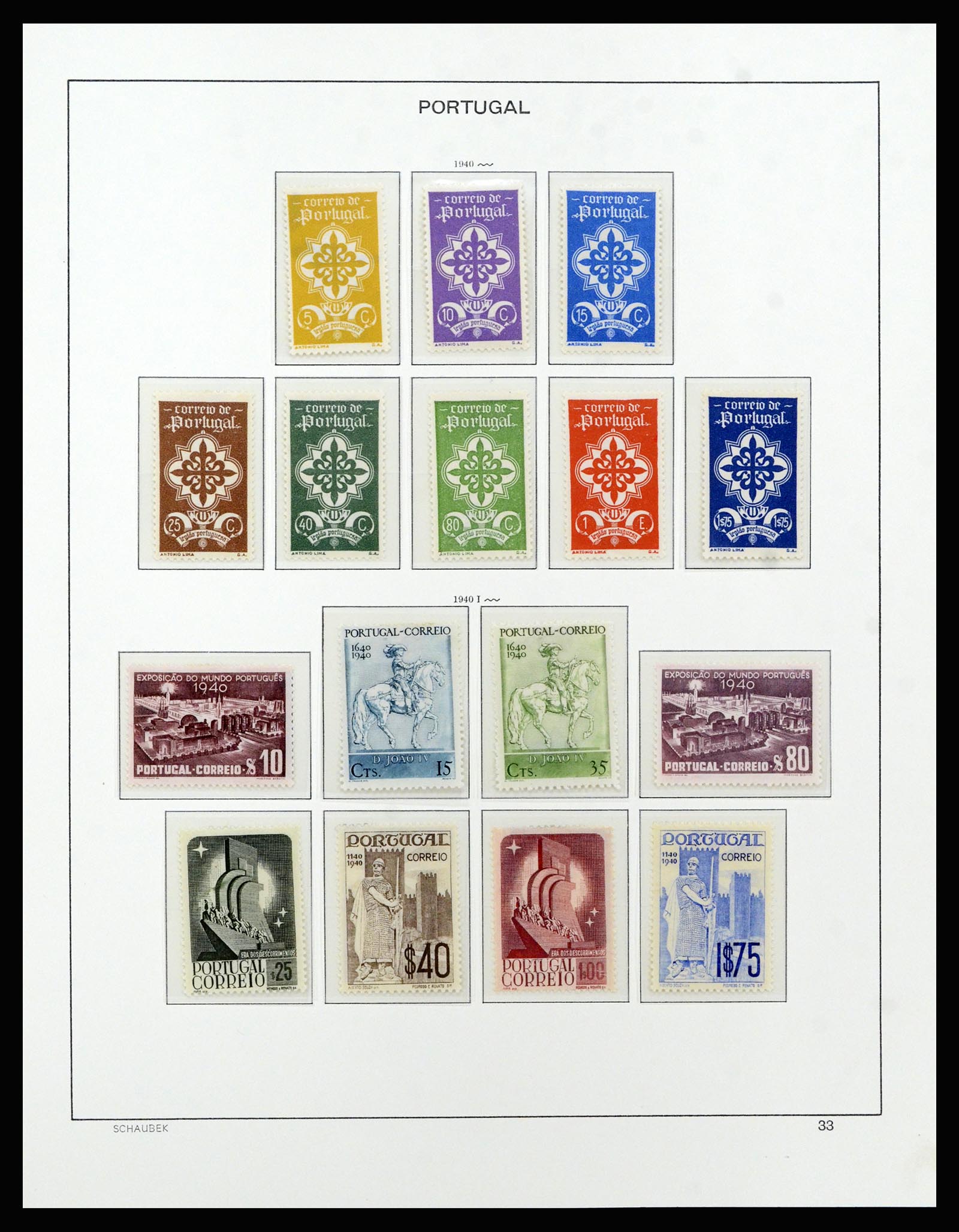 37137 057 - Stamp collection 37137 Portugal 1894-1944.