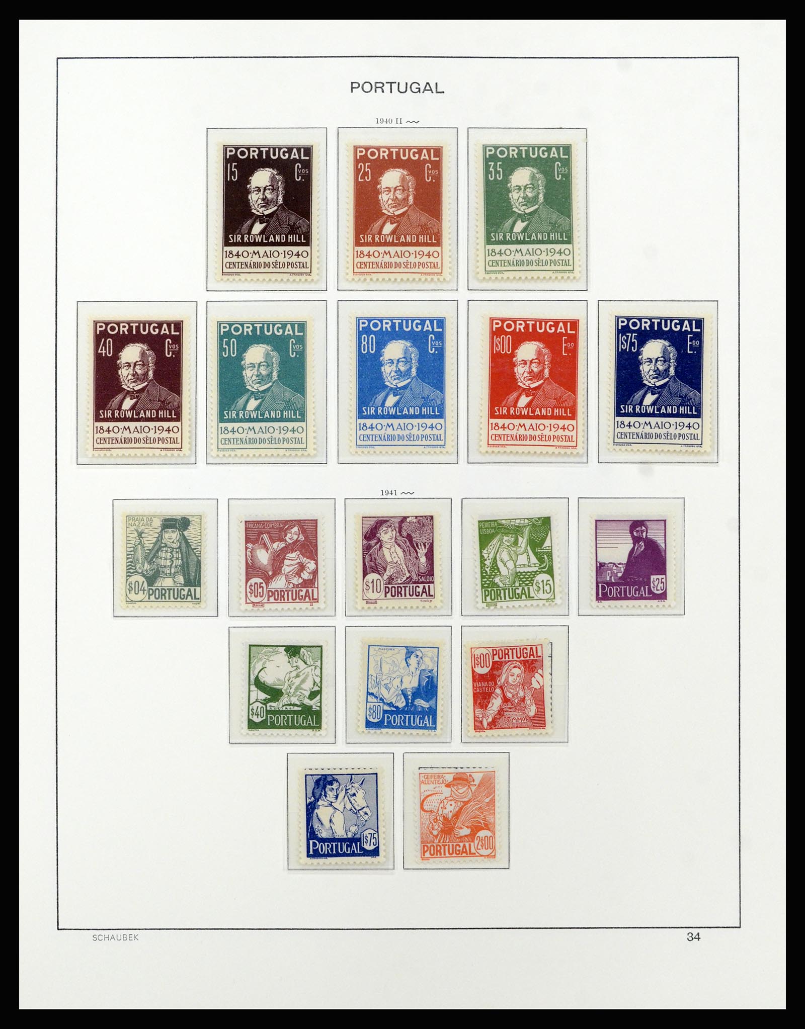 37137 058 - Stamp collection 37137 Portugal 1894-1944.