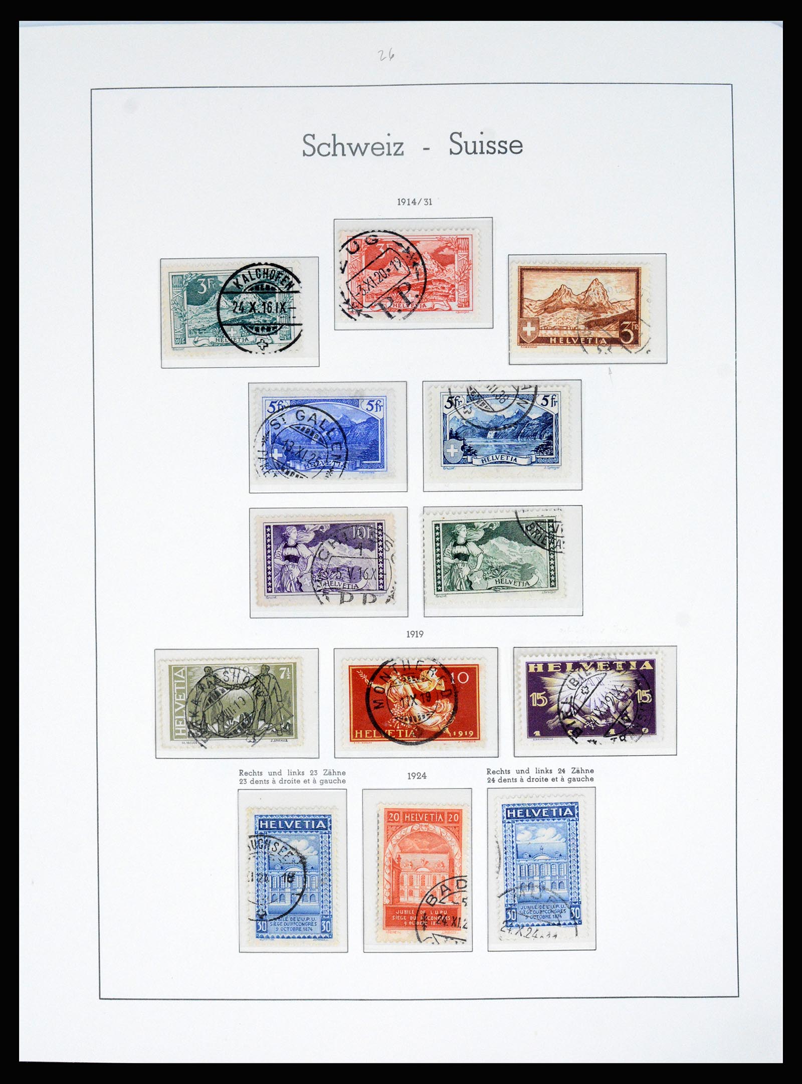 37155 022 - Postzegelverzameling 37155 Zwitserland 1862-2016.