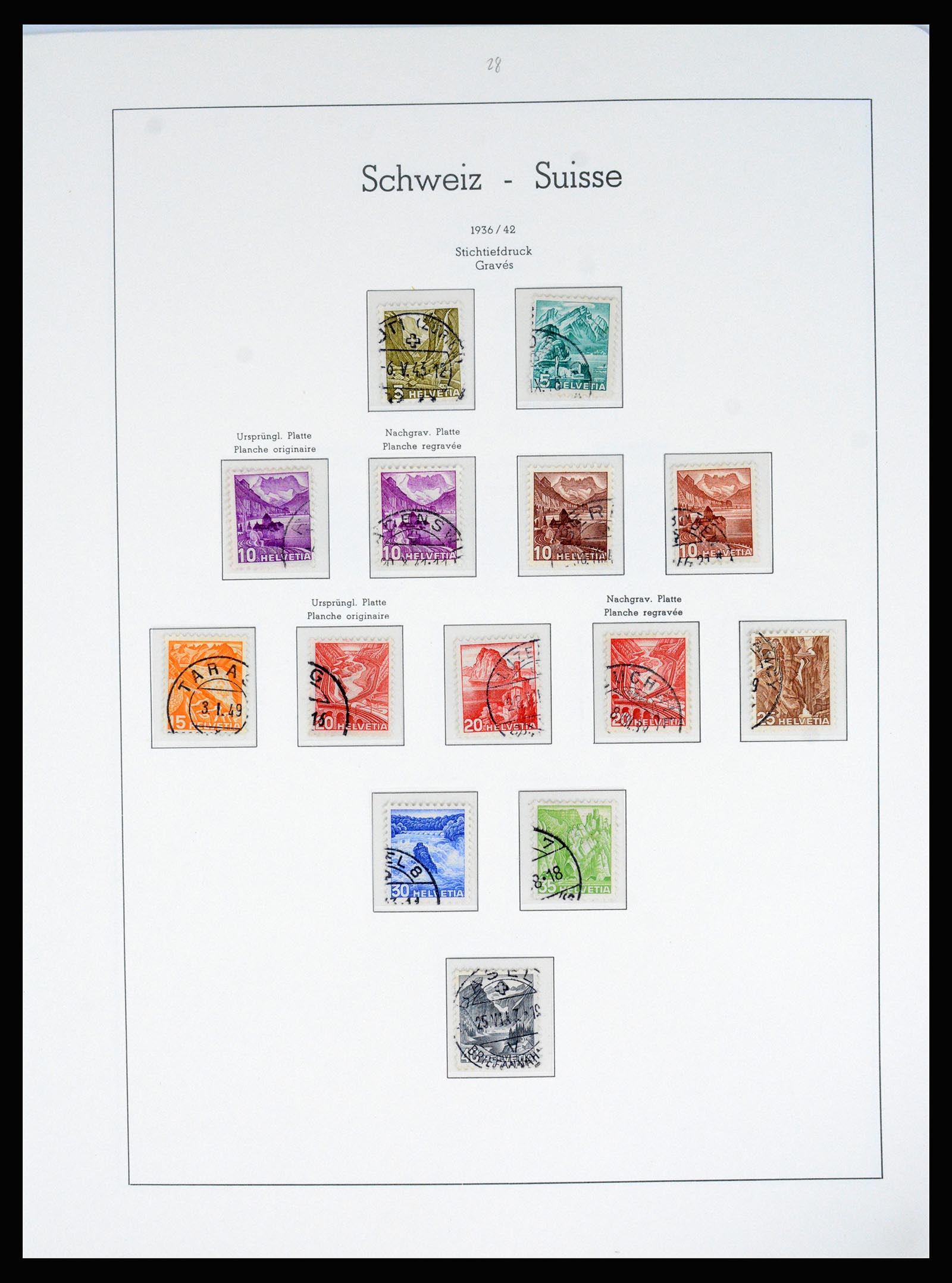 37155 024 - Postzegelverzameling 37155 Zwitserland 1862-2016.