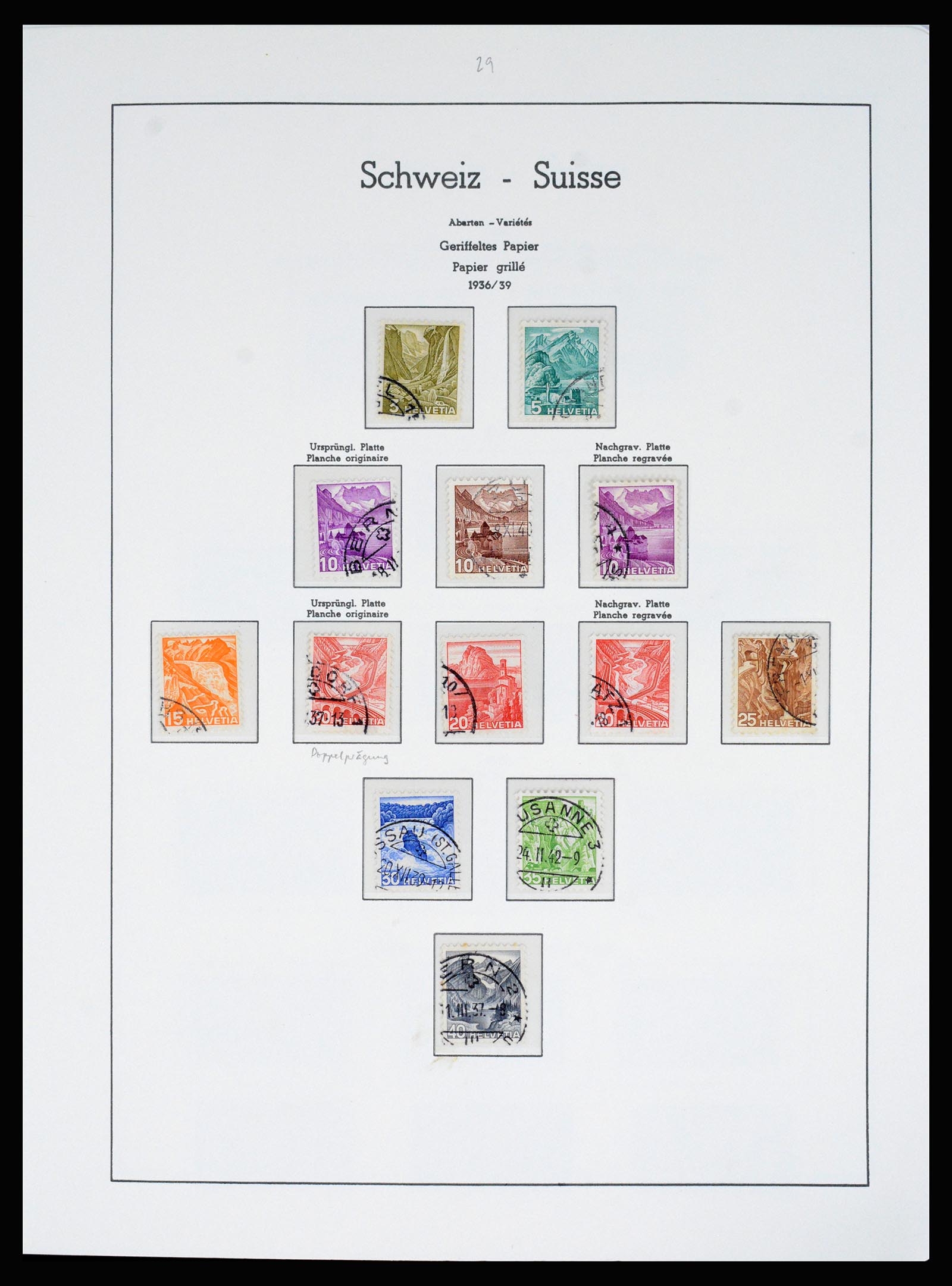 37155 025 - Postzegelverzameling 37155 Zwitserland 1862-2016.