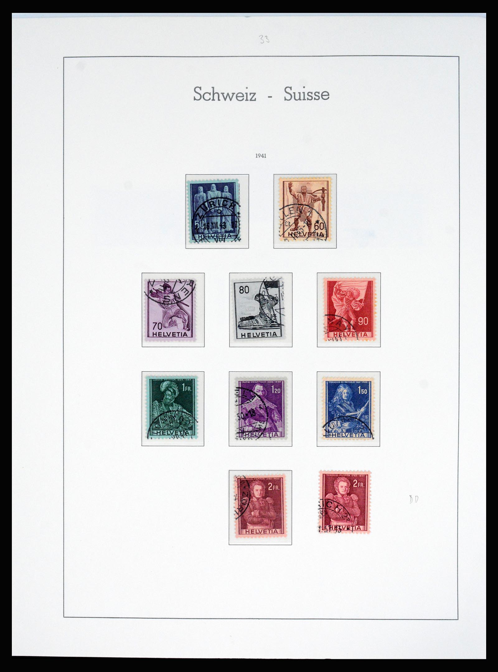 37155 031 - Postzegelverzameling 37155 Zwitserland 1862-2016.
