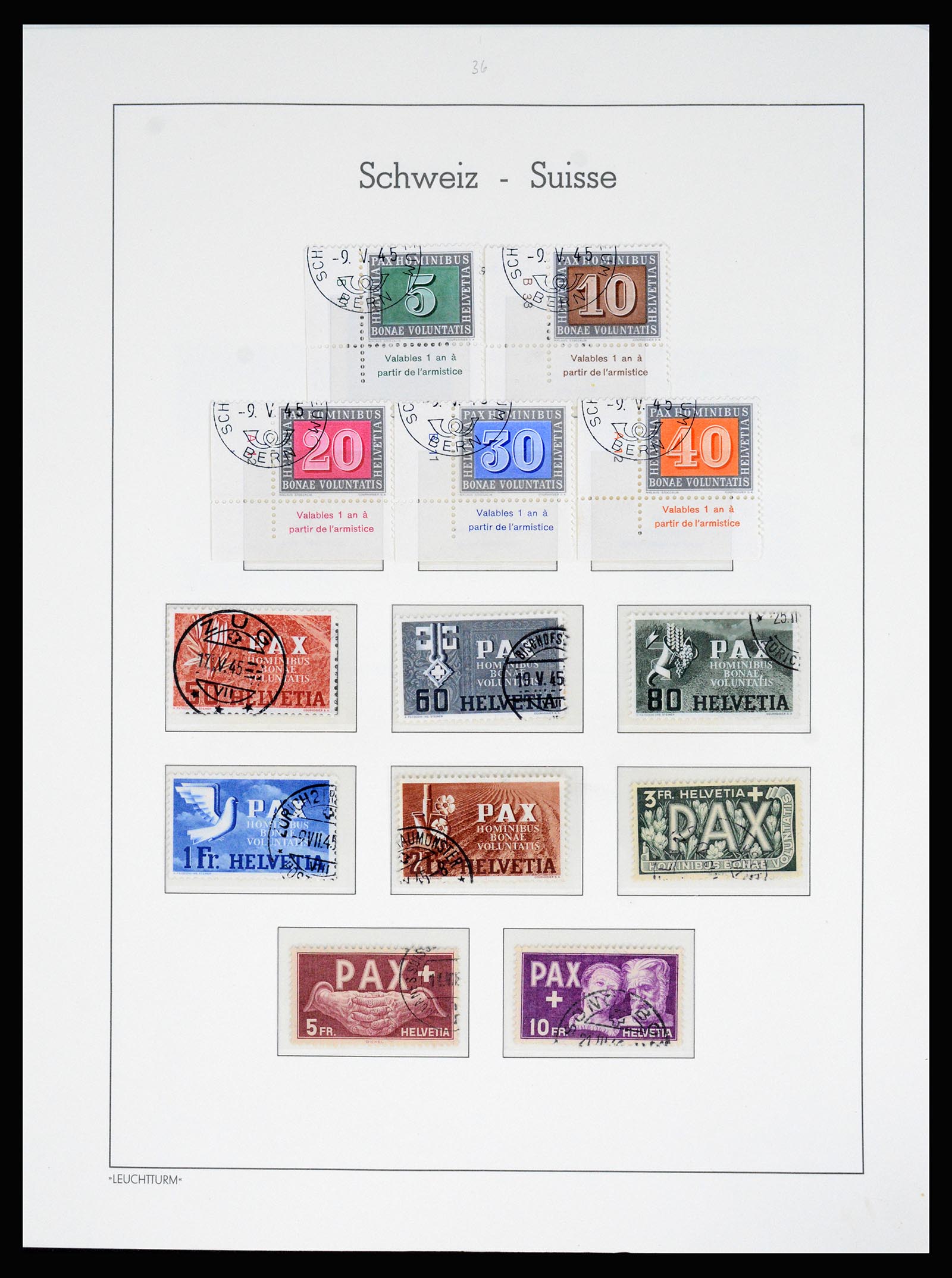 37155 037 - Postzegelverzameling 37155 Zwitserland 1862-2016.