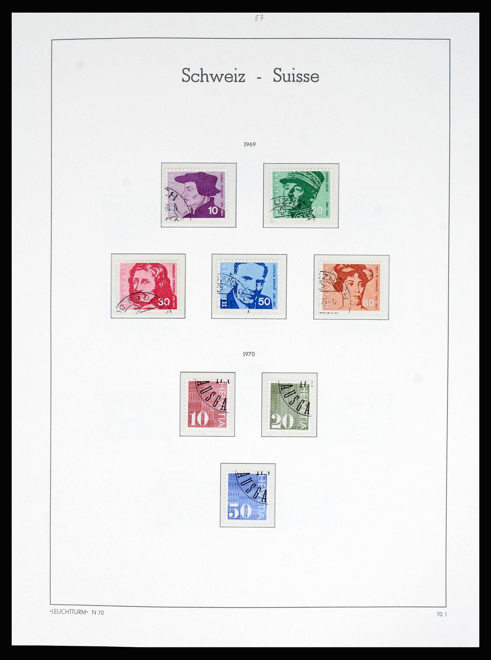 37155 061 - Postzegelverzameling 37155 Zwitserland 1862-2016.