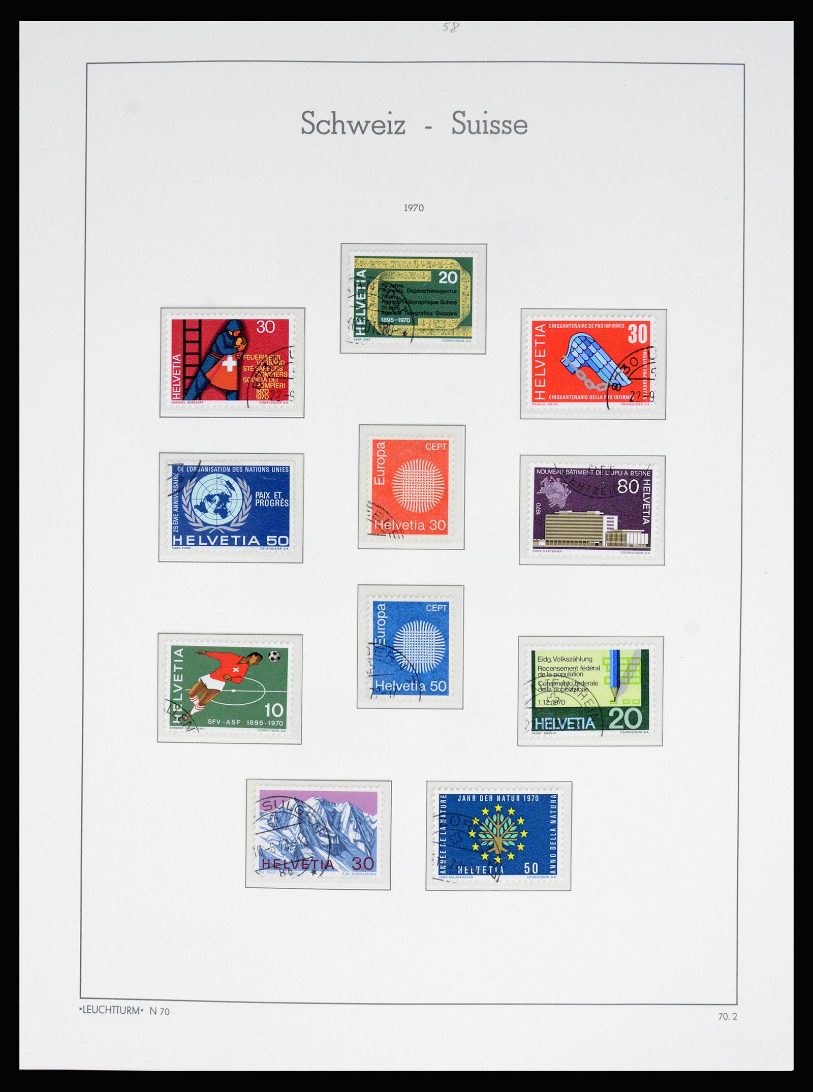 37155 062 - Postzegelverzameling 37155 Zwitserland 1862-2016.