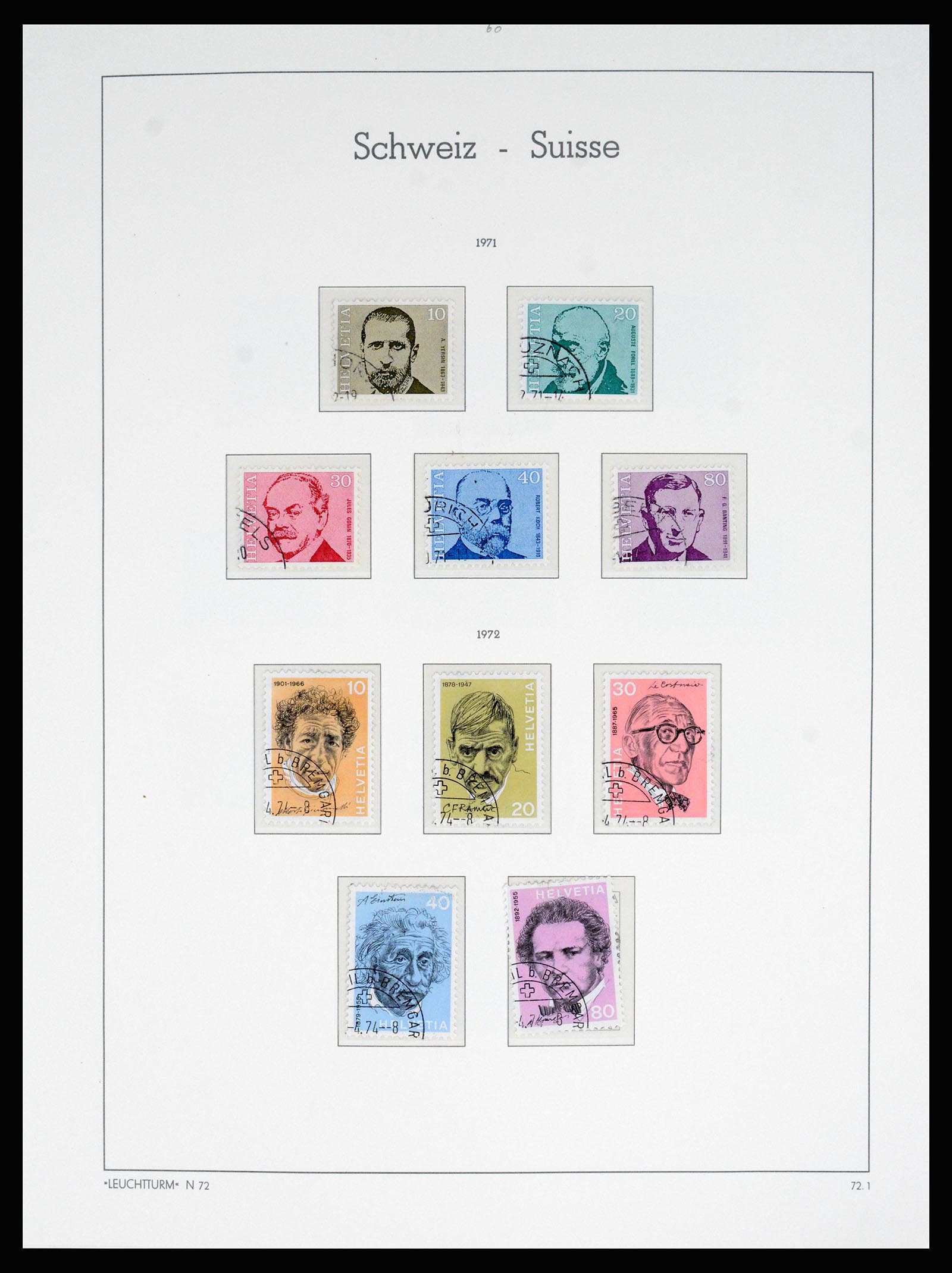 37155 064 - Postzegelverzameling 37155 Zwitserland 1862-2016.