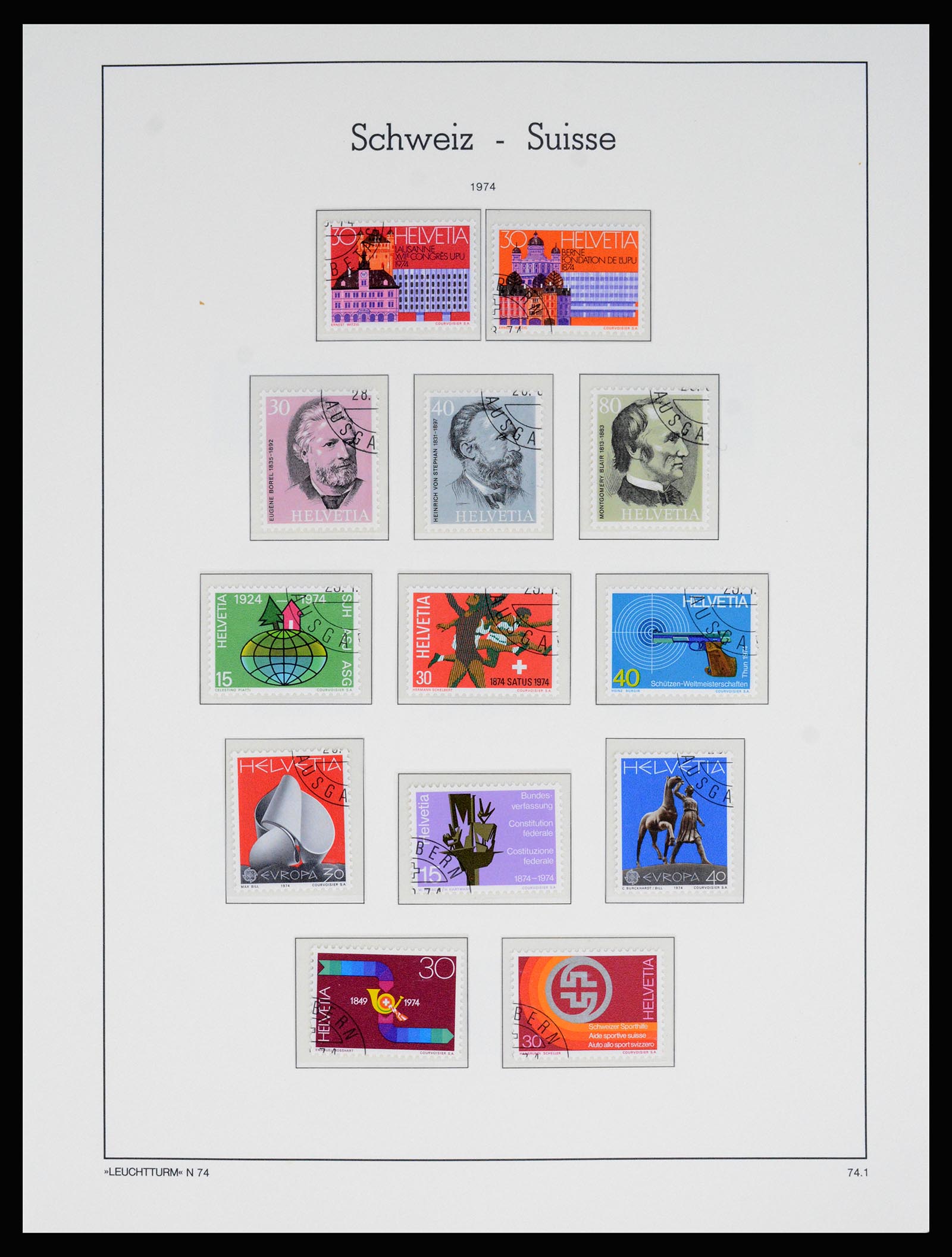 37155 068 - Postzegelverzameling 37155 Zwitserland 1862-2016.