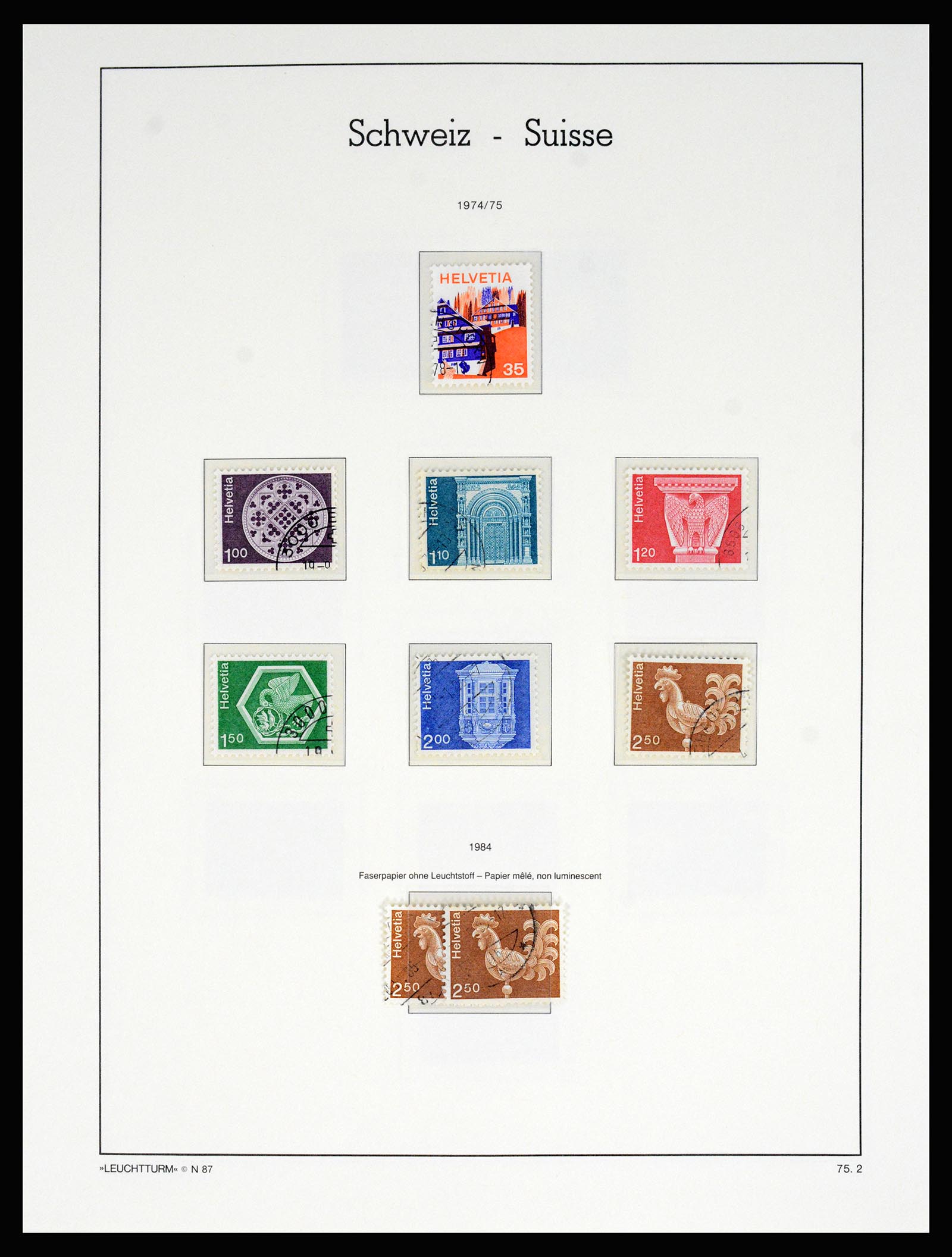 37155 071 - Postzegelverzameling 37155 Zwitserland 1862-2016.