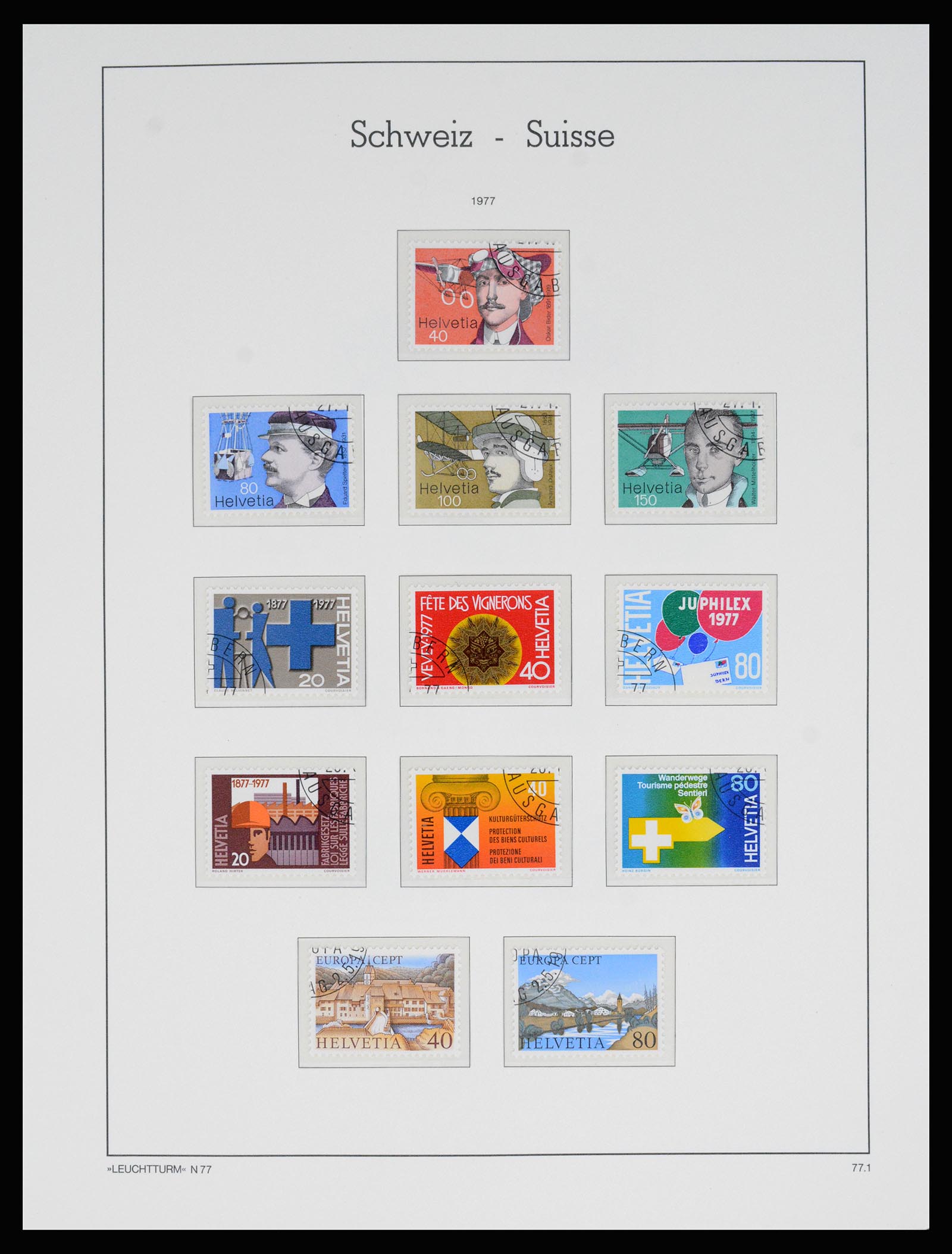 37155 073 - Postzegelverzameling 37155 Zwitserland 1862-2016.