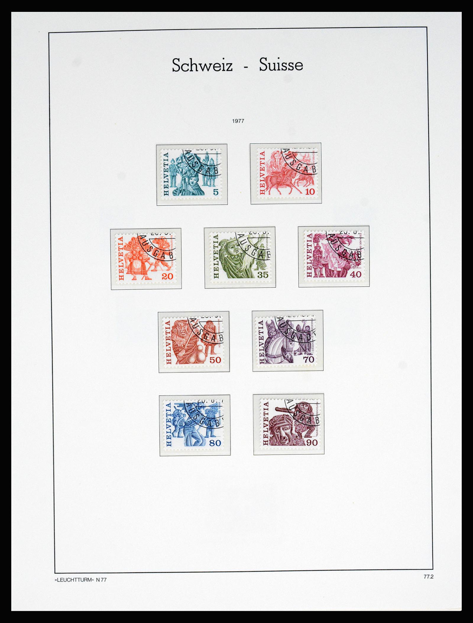 37155 074 - Postzegelverzameling 37155 Zwitserland 1862-2016.