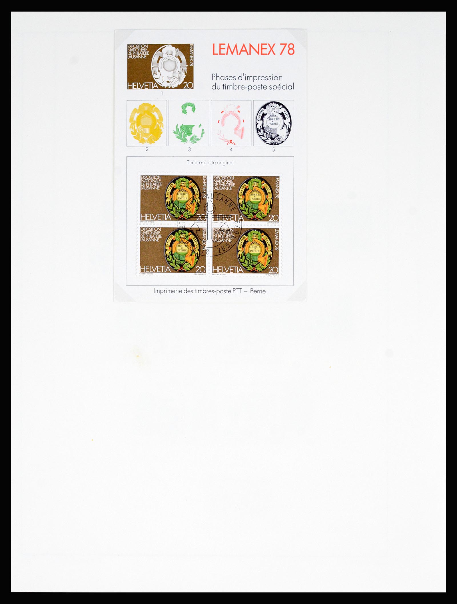 37155 075 - Postzegelverzameling 37155 Zwitserland 1862-2016.