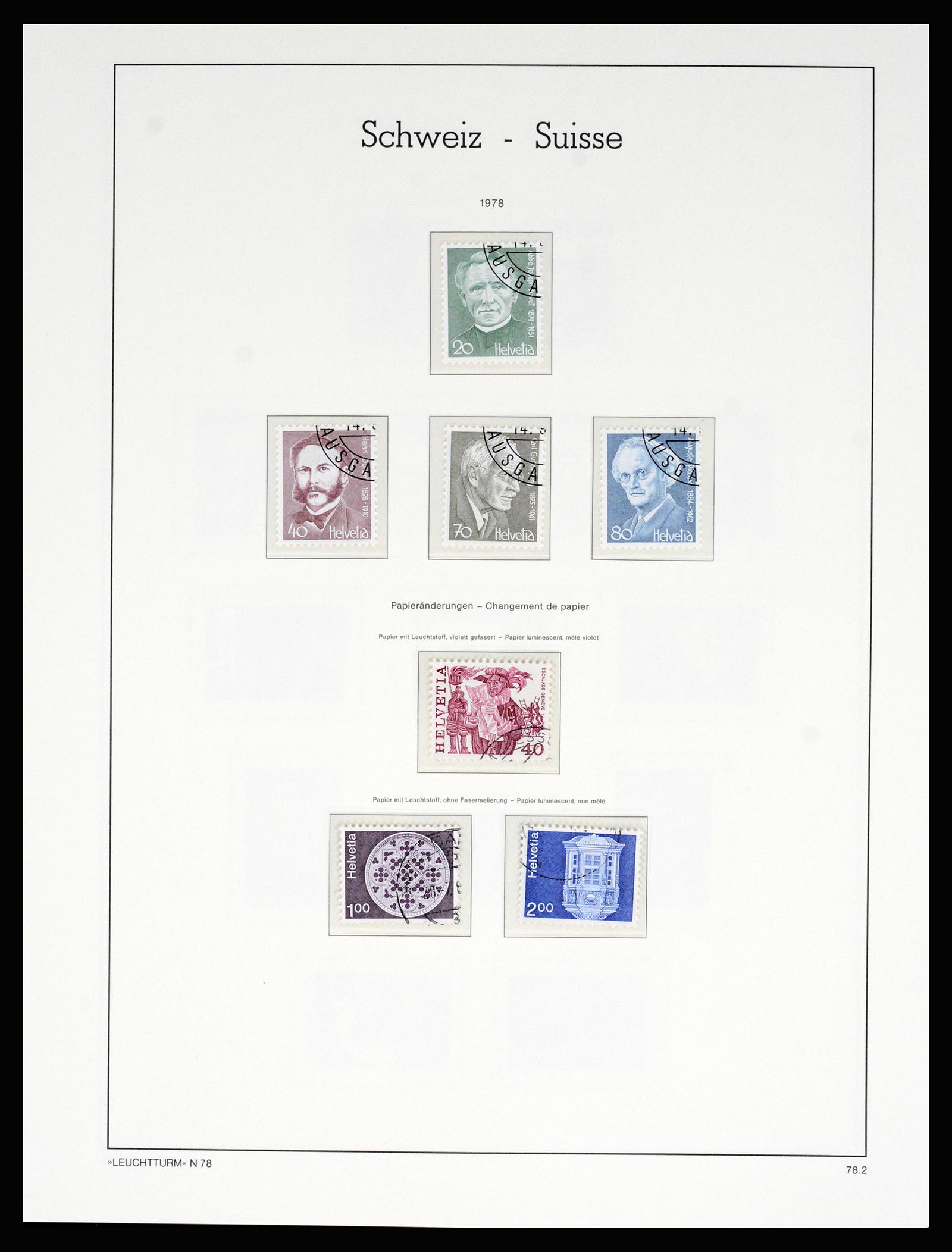 37155 078 - Postzegelverzameling 37155 Zwitserland 1862-2016.