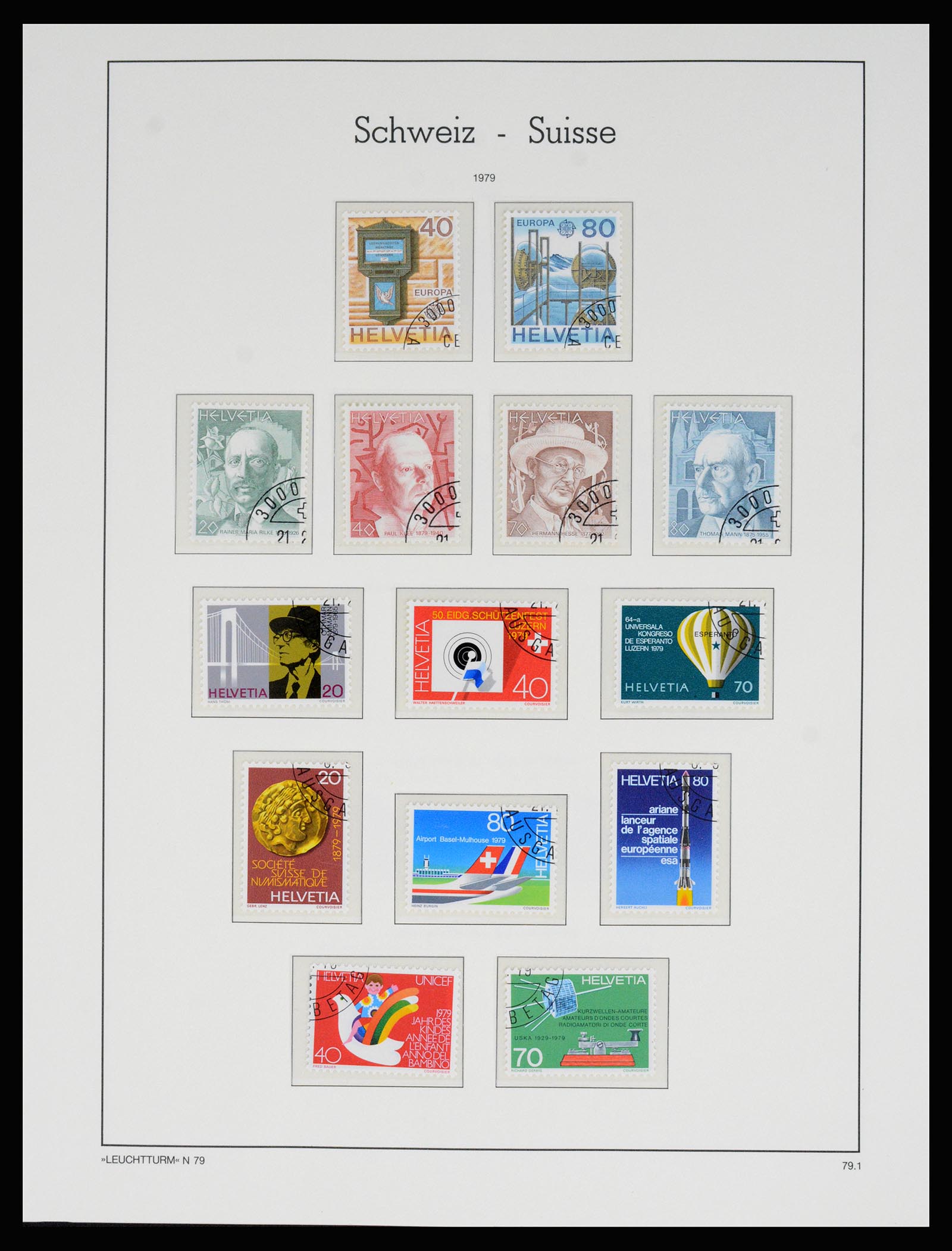 37155 079 - Postzegelverzameling 37155 Zwitserland 1862-2016.