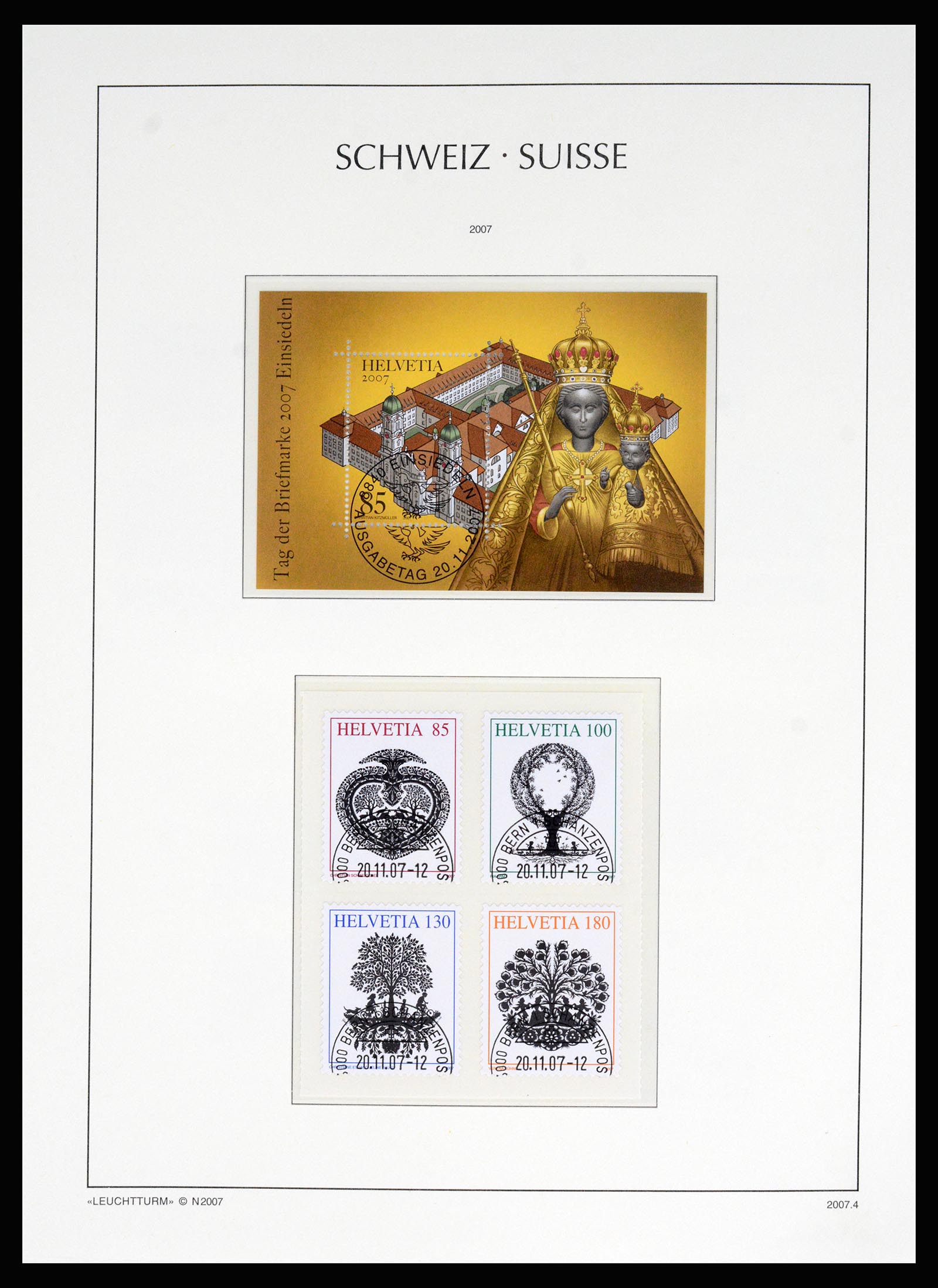 37155 155 - Postzegelverzameling 37155 Zwitserland 1862-2016.