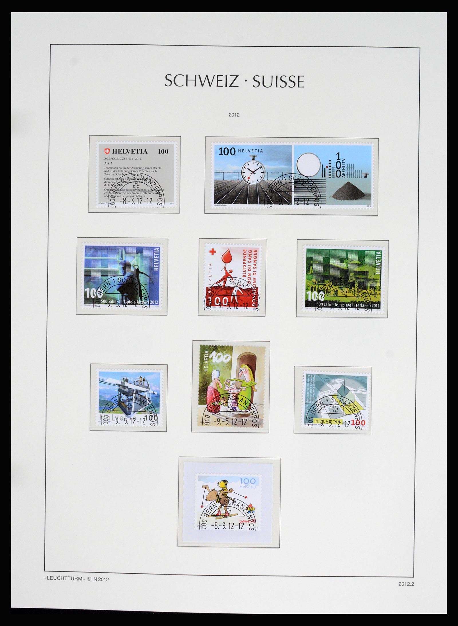 37155 175 - Postzegelverzameling 37155 Zwitserland 1862-2016.