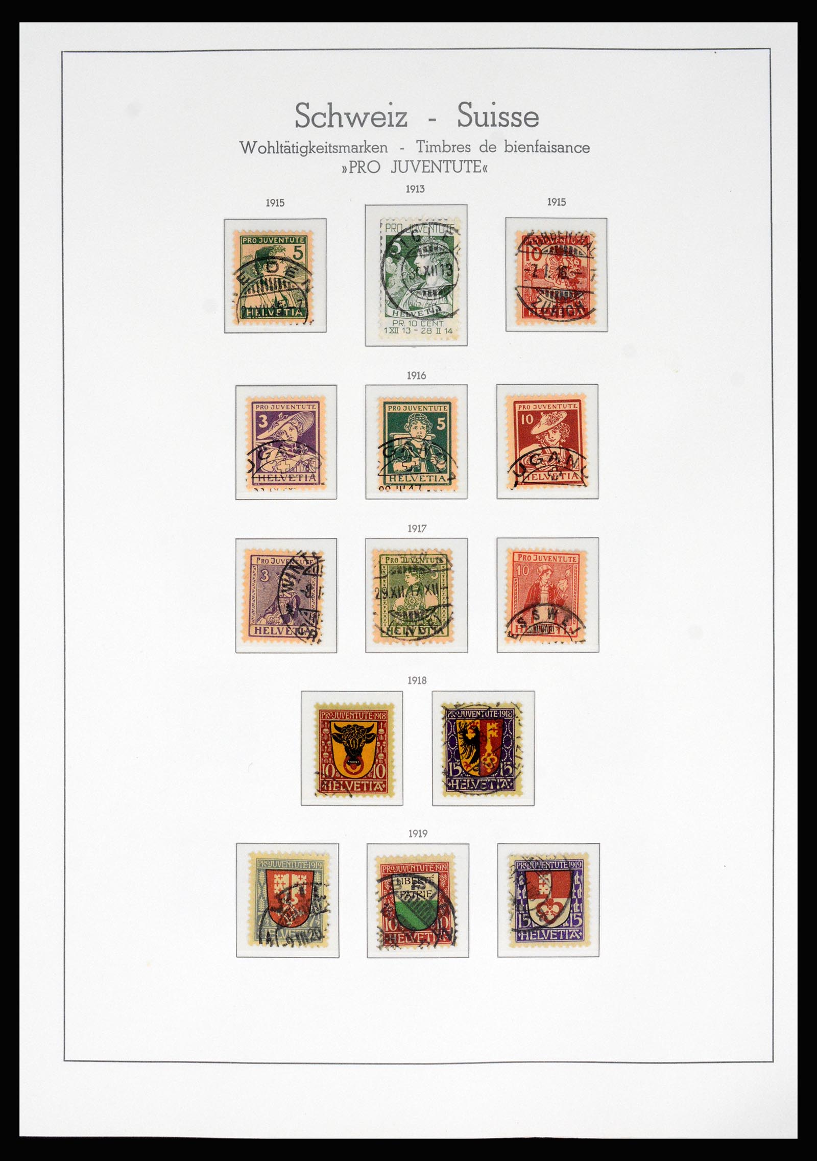 37155 200 - Postzegelverzameling 37155 Zwitserland 1862-2016.