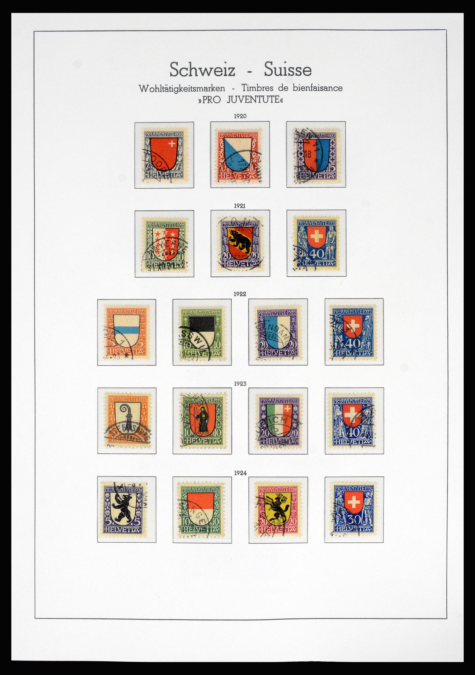 37155 201 - Postzegelverzameling 37155 Zwitserland 1862-2016.