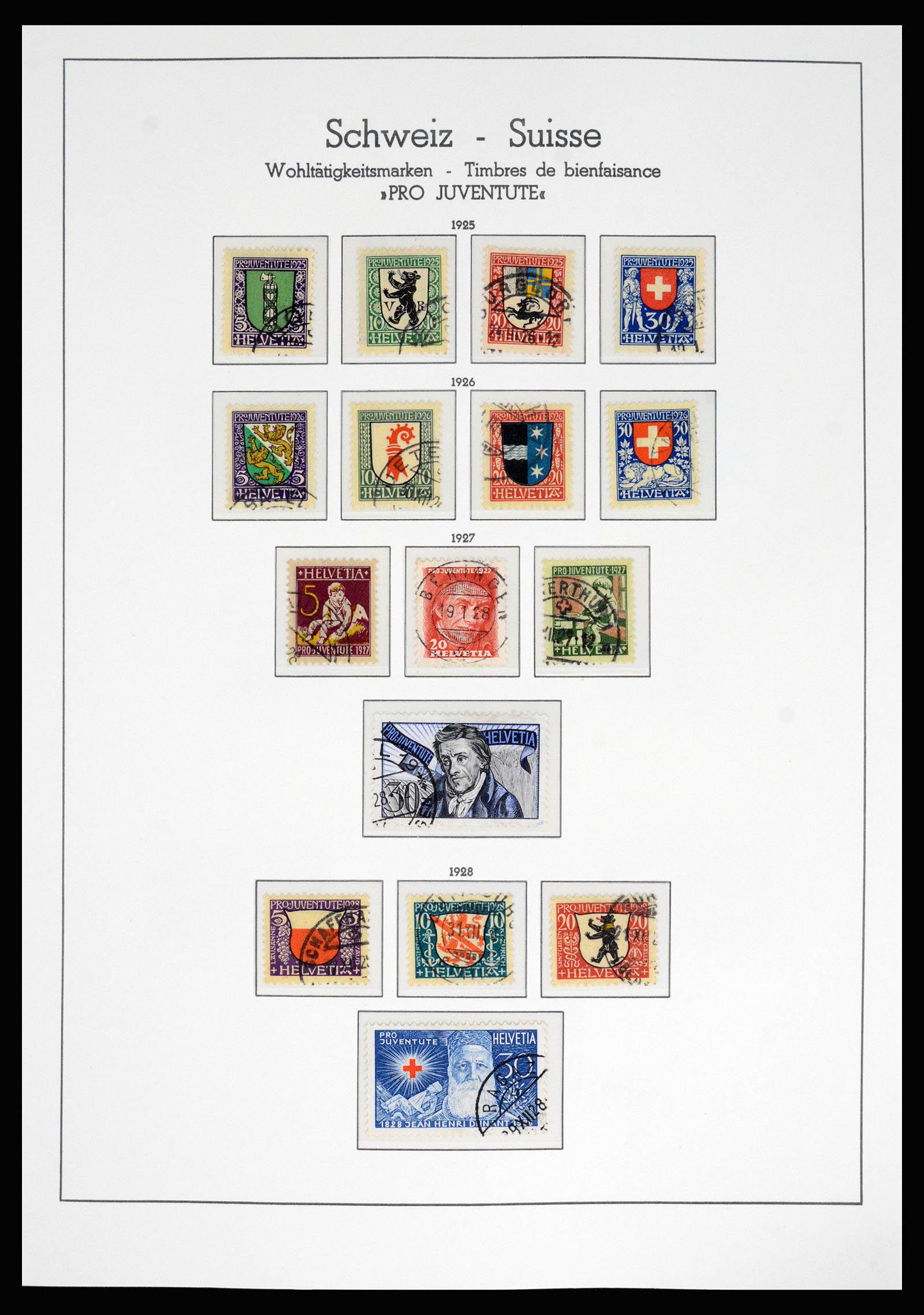 37155 202 - Postzegelverzameling 37155 Zwitserland 1862-2016.