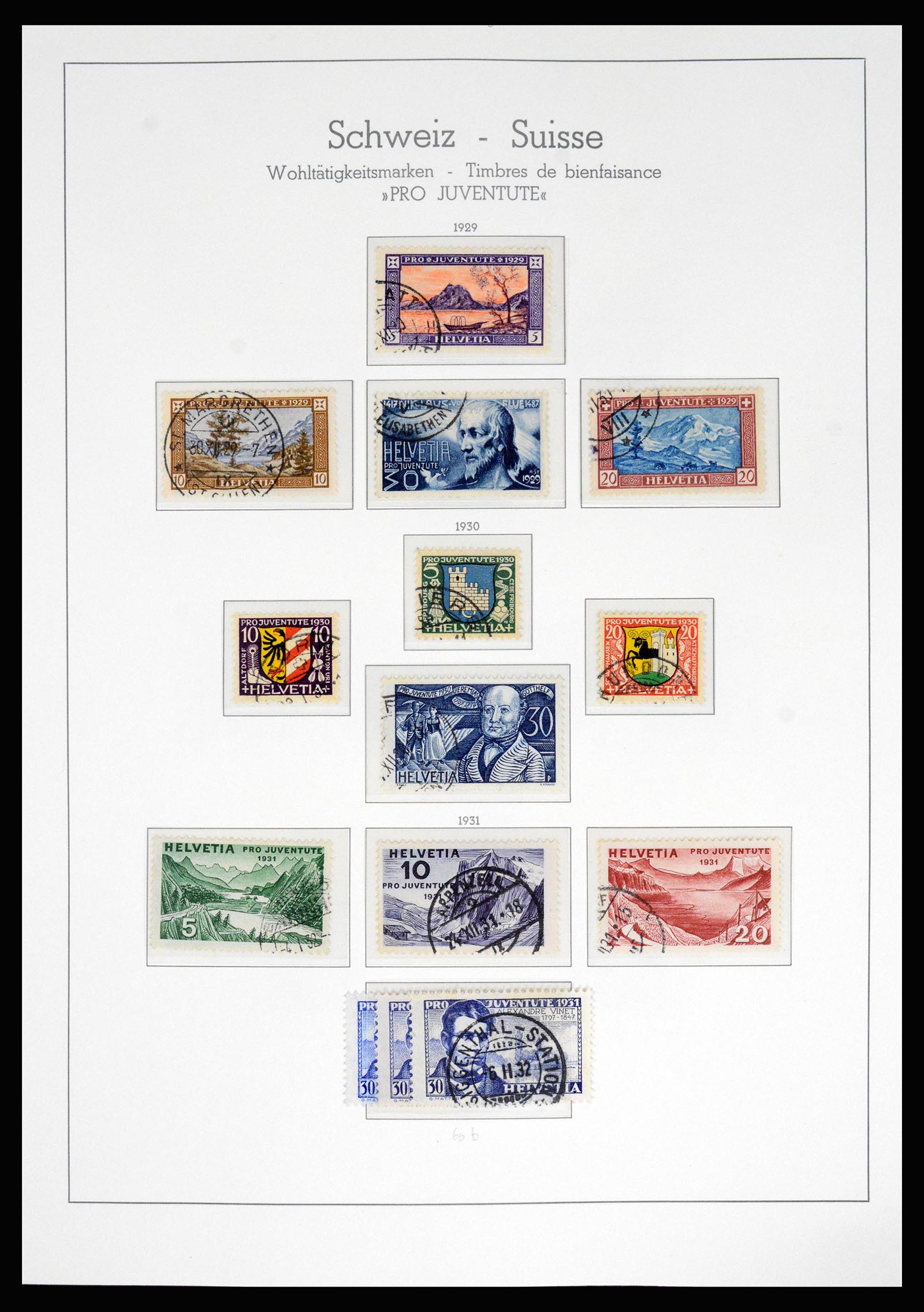 37155 203 - Postzegelverzameling 37155 Zwitserland 1862-2016.
