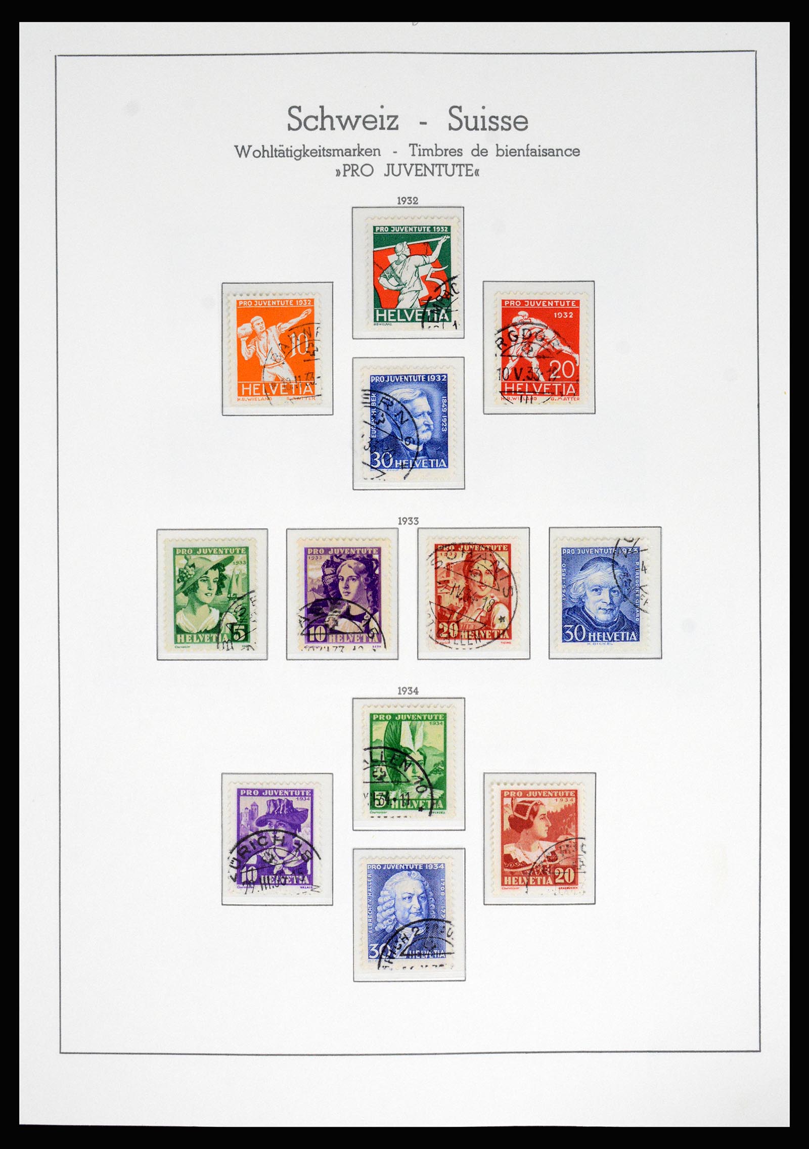 37155 204 - Postzegelverzameling 37155 Zwitserland 1862-2016.