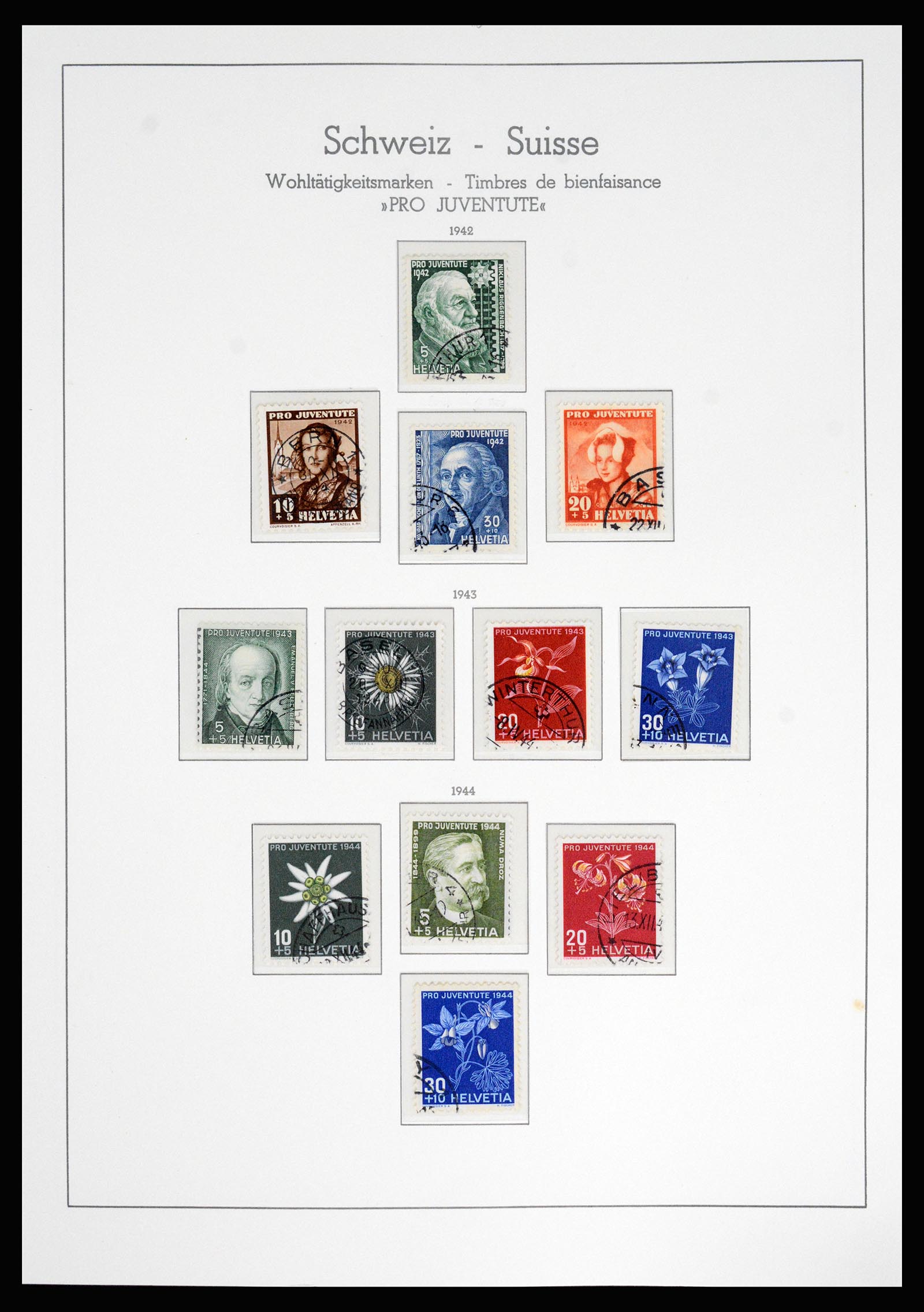 37155 208 - Postzegelverzameling 37155 Zwitserland 1862-2016.