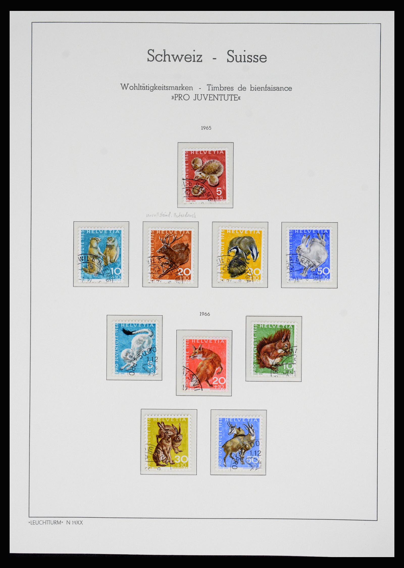 37155 222 - Postzegelverzameling 37155 Zwitserland 1862-2016.