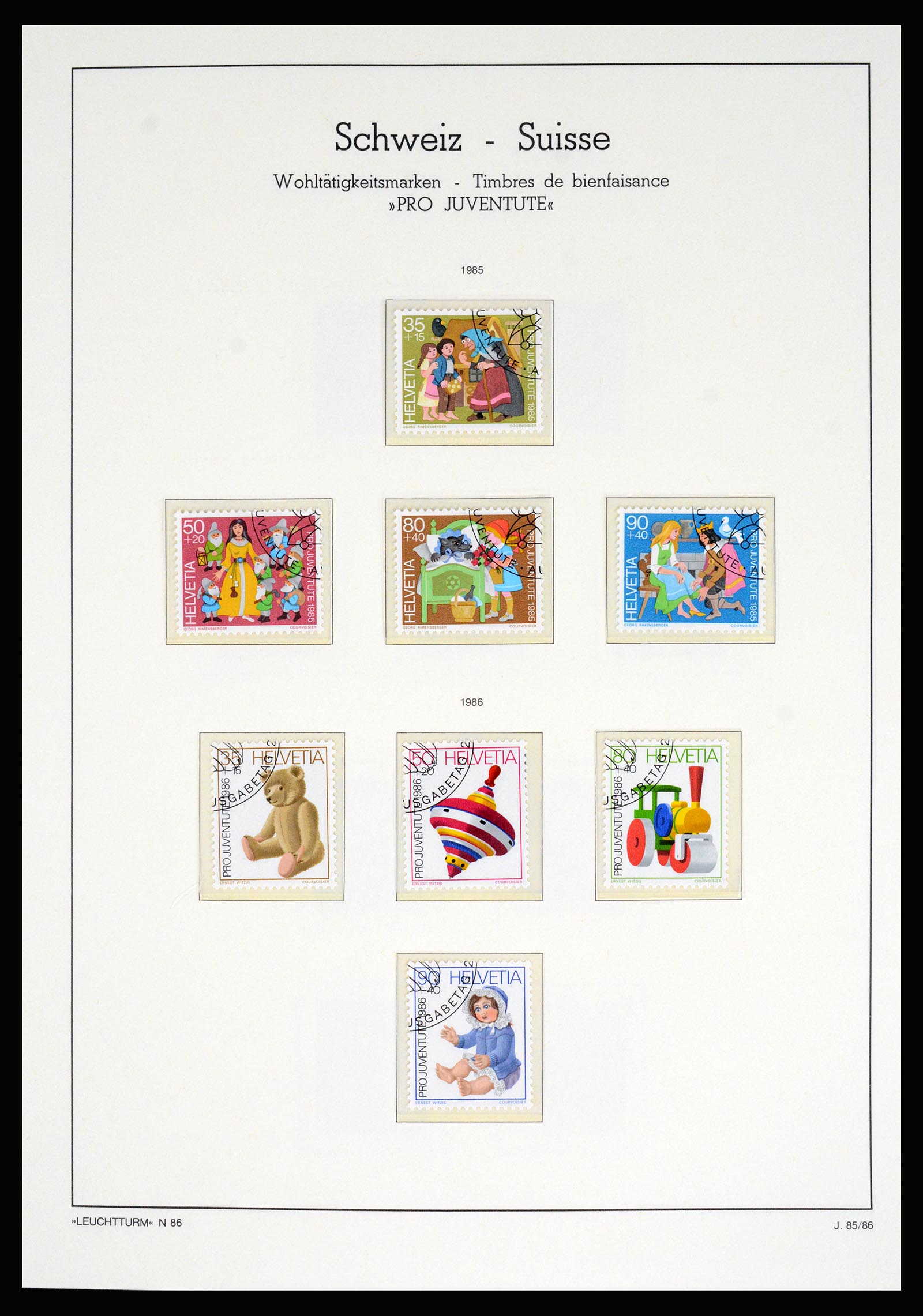 37155 232 - Postzegelverzameling 37155 Zwitserland 1862-2016.