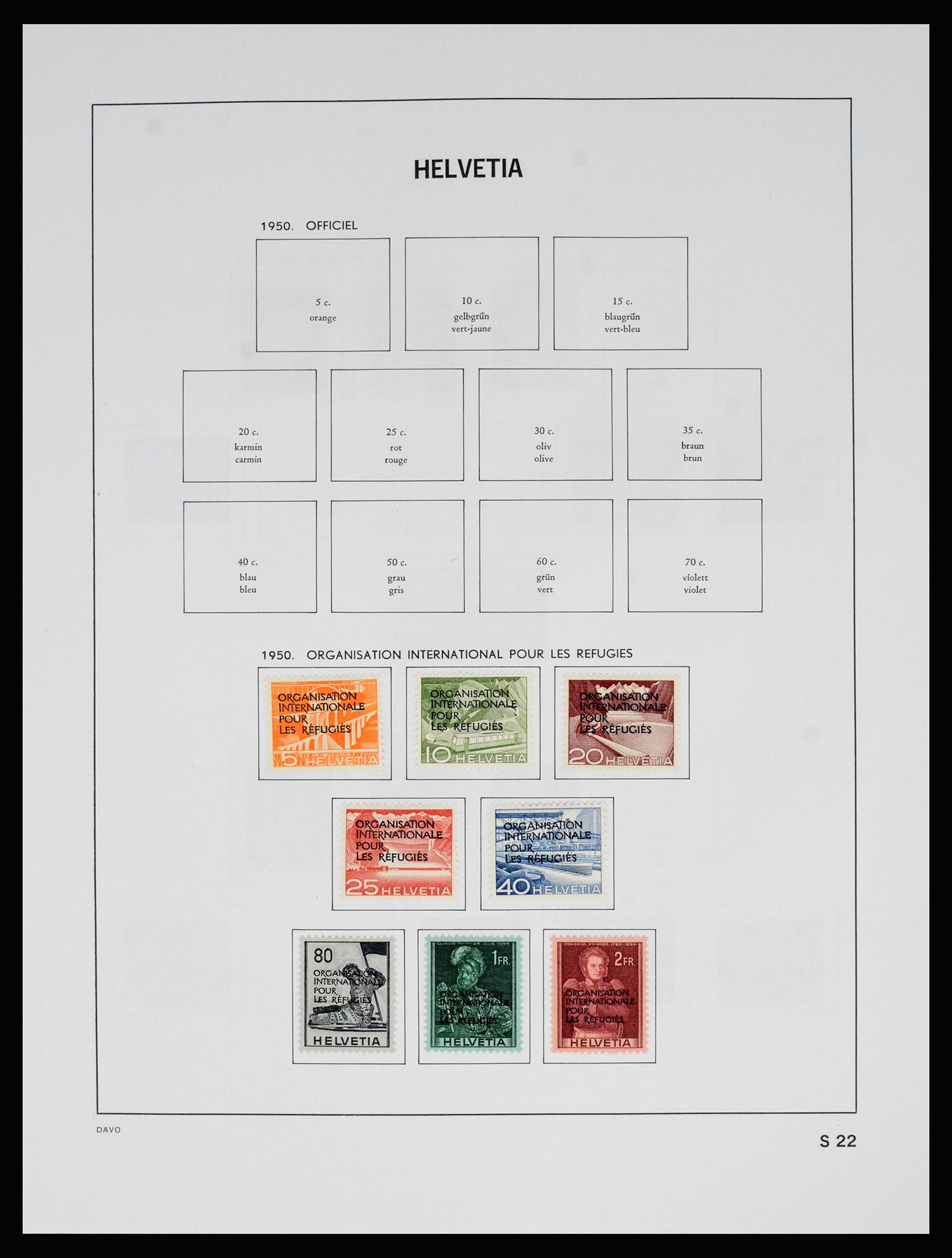 37157 154 - Postzegelverzameling 37157 Zwitserland 1843-1996.