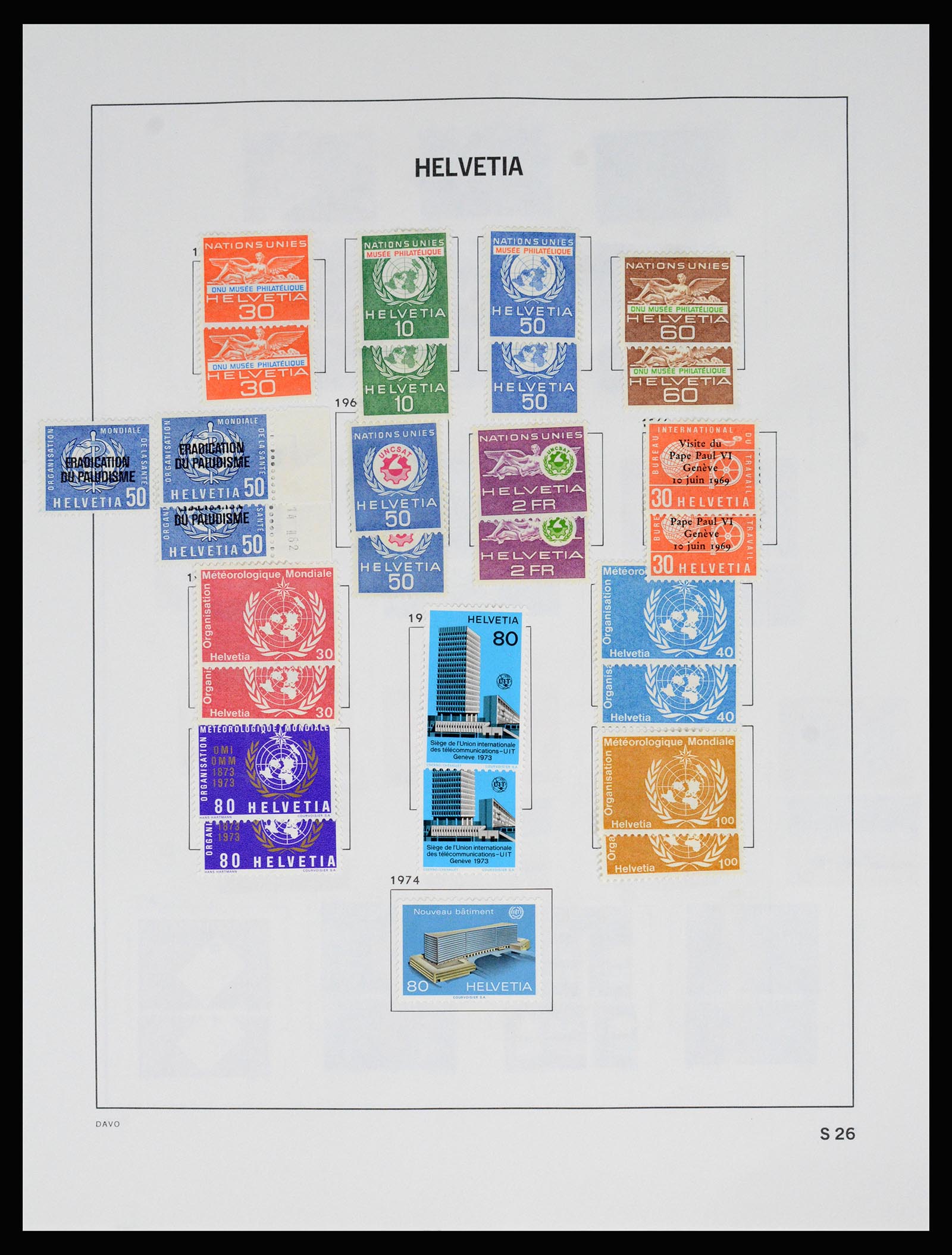 37157 158 - Postzegelverzameling 37157 Zwitserland 1843-1996.