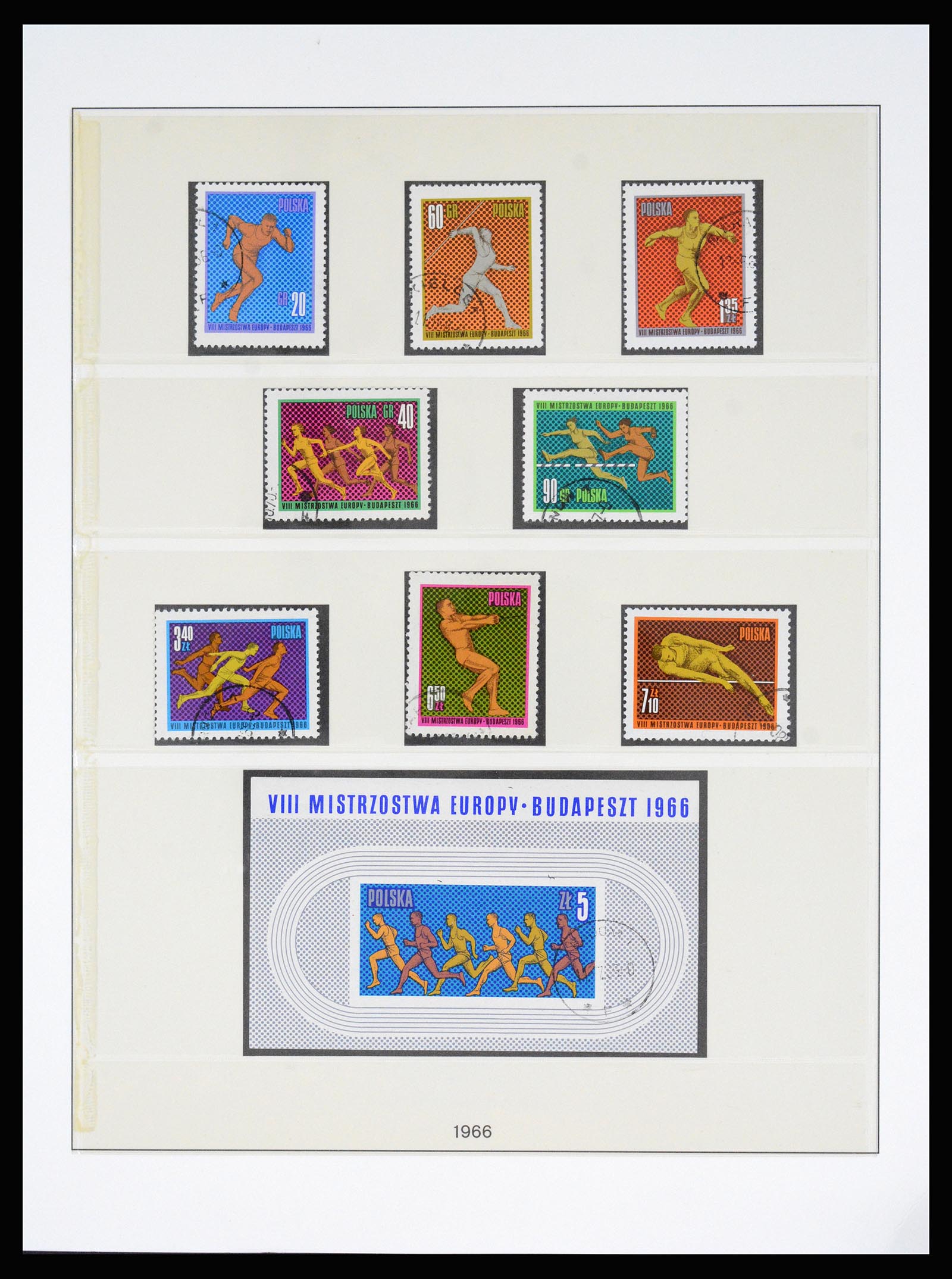 37167 128 - Postzegelverzameling 37167 Polen 1918-1970.