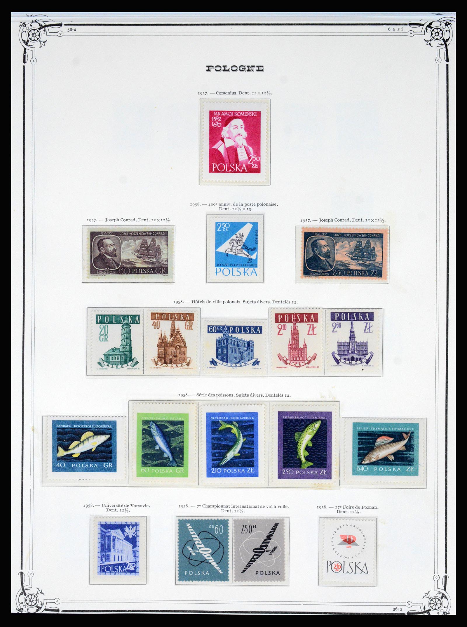 37168 041 - Postzegelverzameling 37168 Polen 1918-1988.