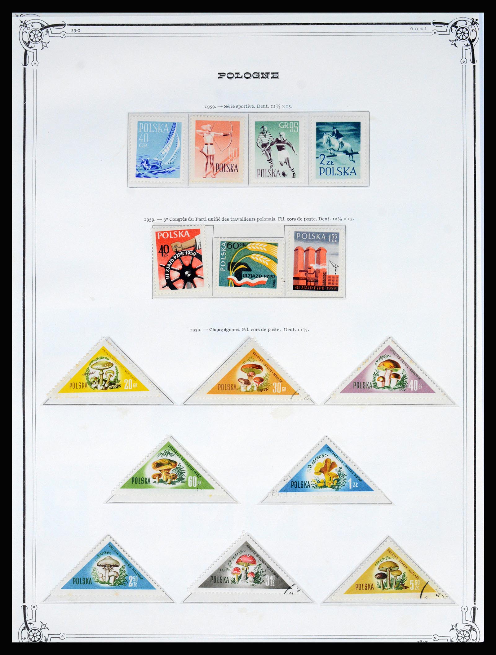 37168 043 - Postzegelverzameling 37168 Polen 1918-1988.