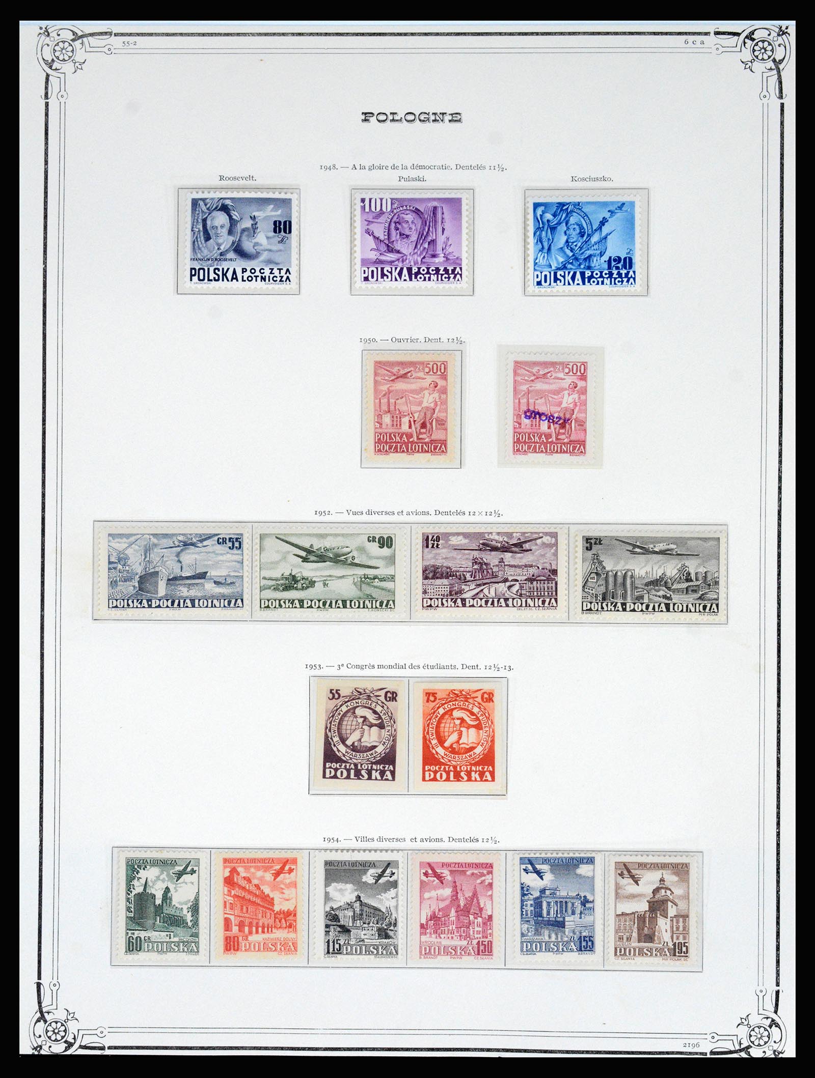 37168 047 - Postzegelverzameling 37168 Polen 1918-1988.