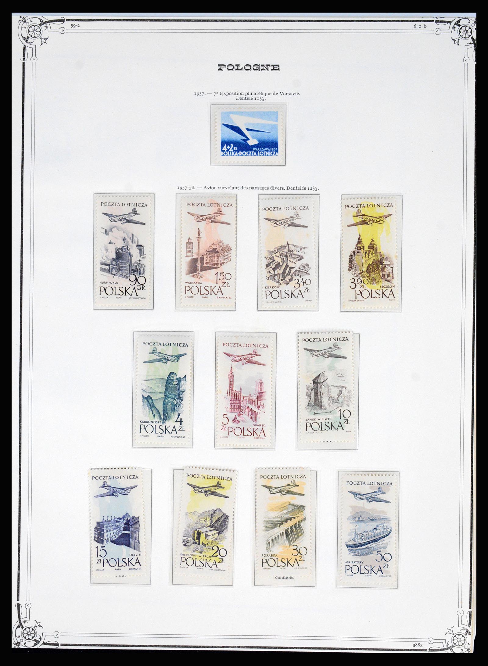 37168 048 - Postzegelverzameling 37168 Polen 1918-1988.