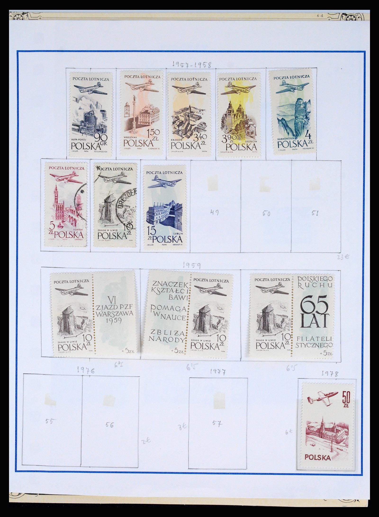 37168 049 - Postzegelverzameling 37168 Polen 1918-1988.