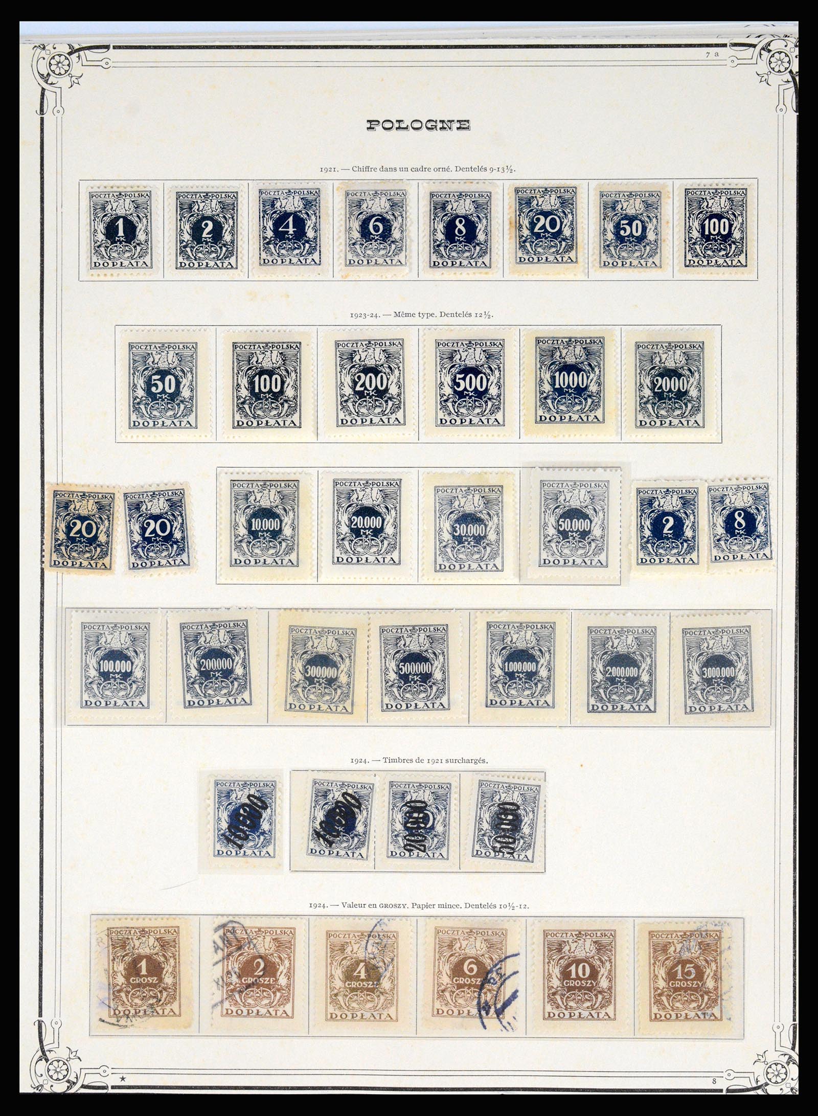 37168 053 - Postzegelverzameling 37168 Polen 1918-1988.
