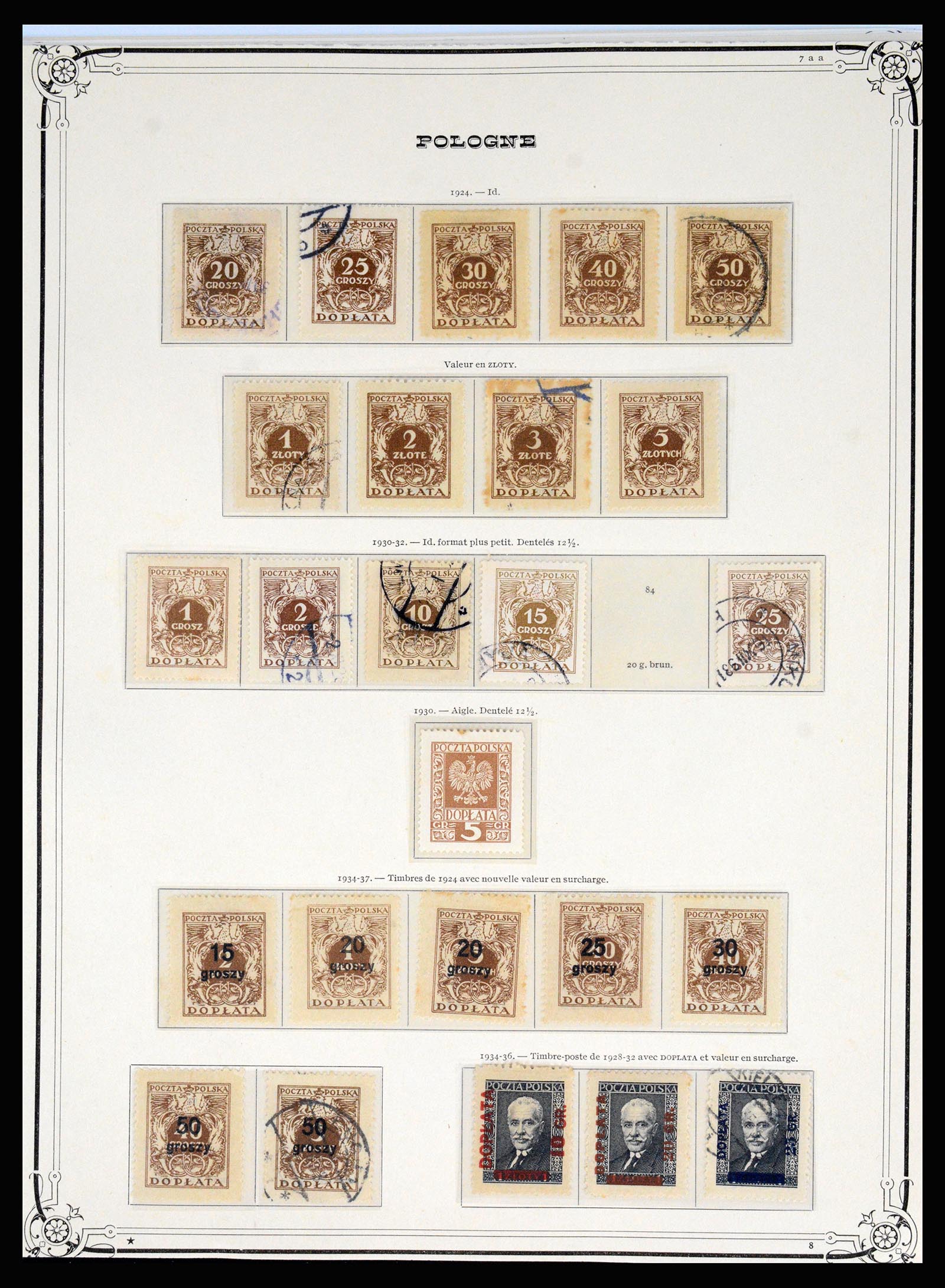 37168 054 - Postzegelverzameling 37168 Polen 1918-1988.