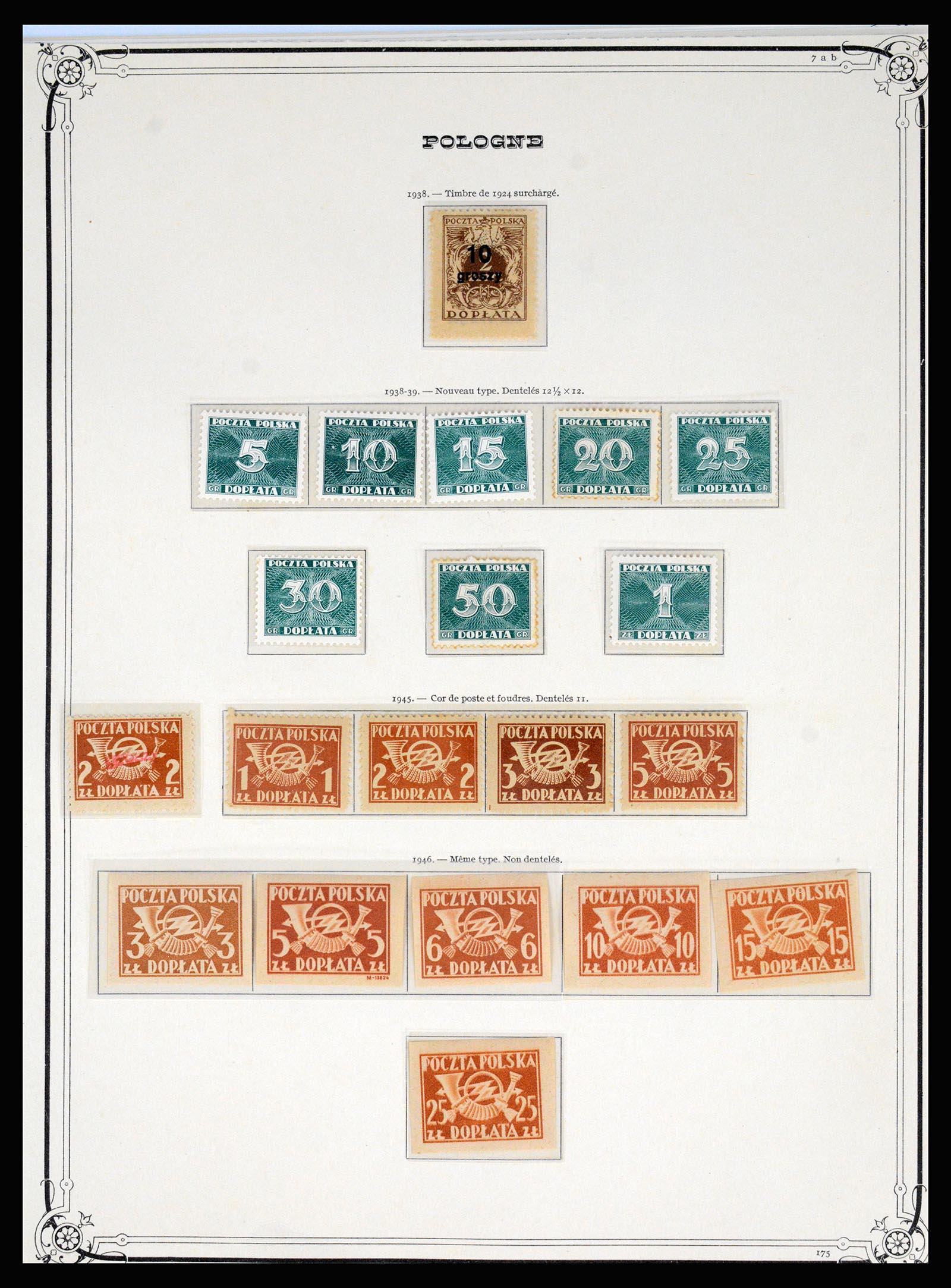 37168 055 - Postzegelverzameling 37168 Polen 1918-1988.