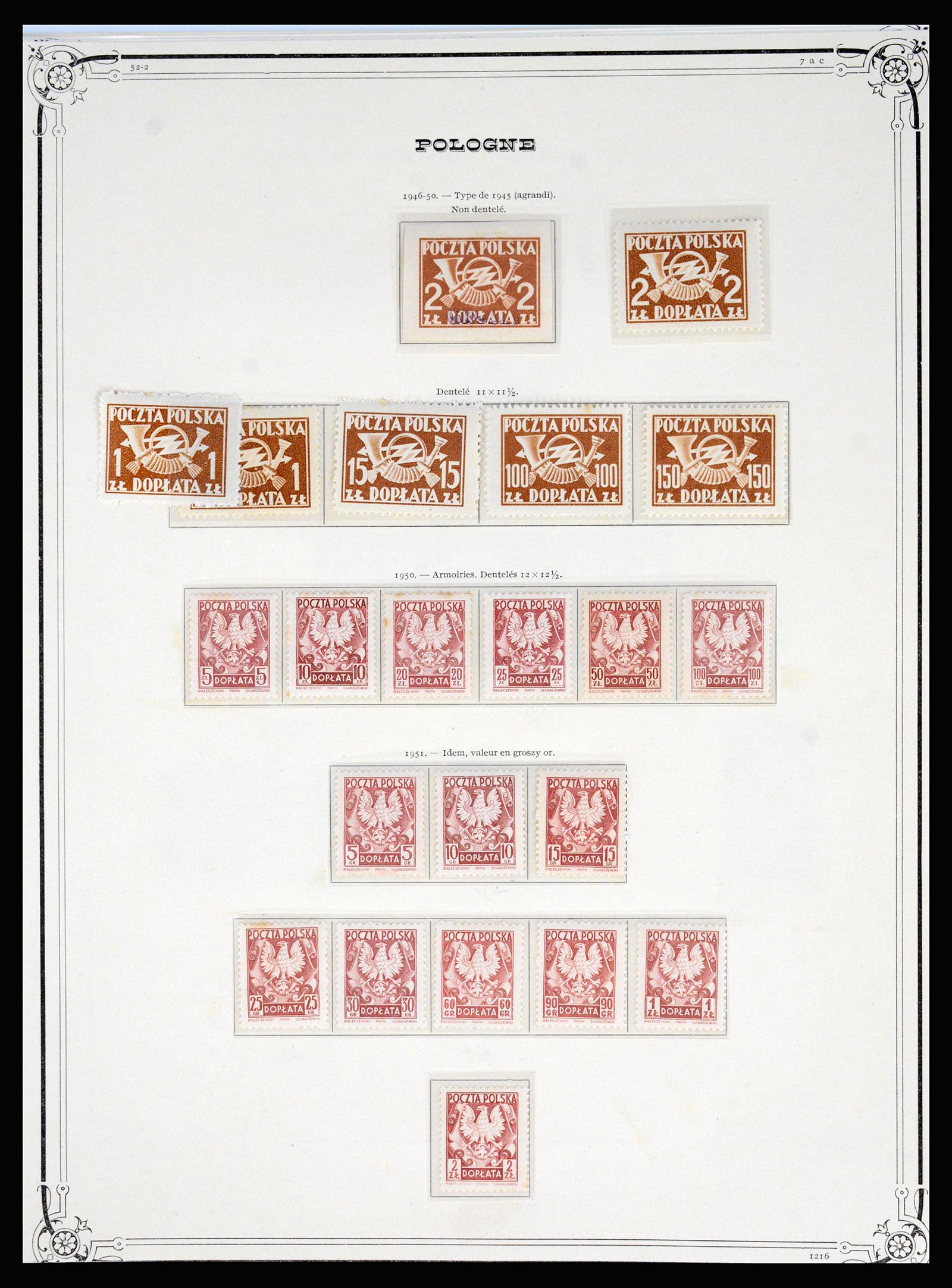 37168 056 - Postzegelverzameling 37168 Polen 1918-1988.