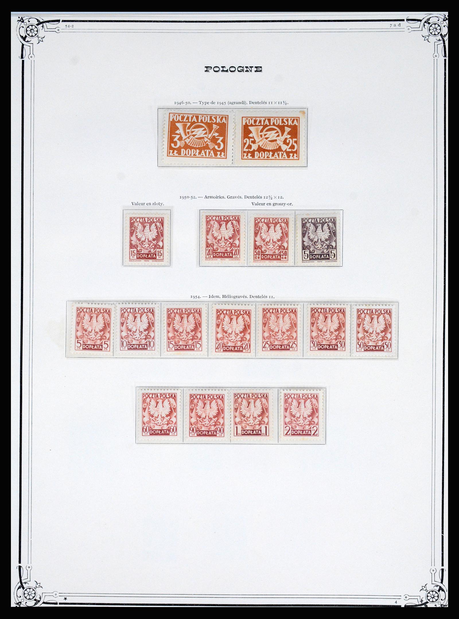37168 058 - Postzegelverzameling 37168 Polen 1918-1988.