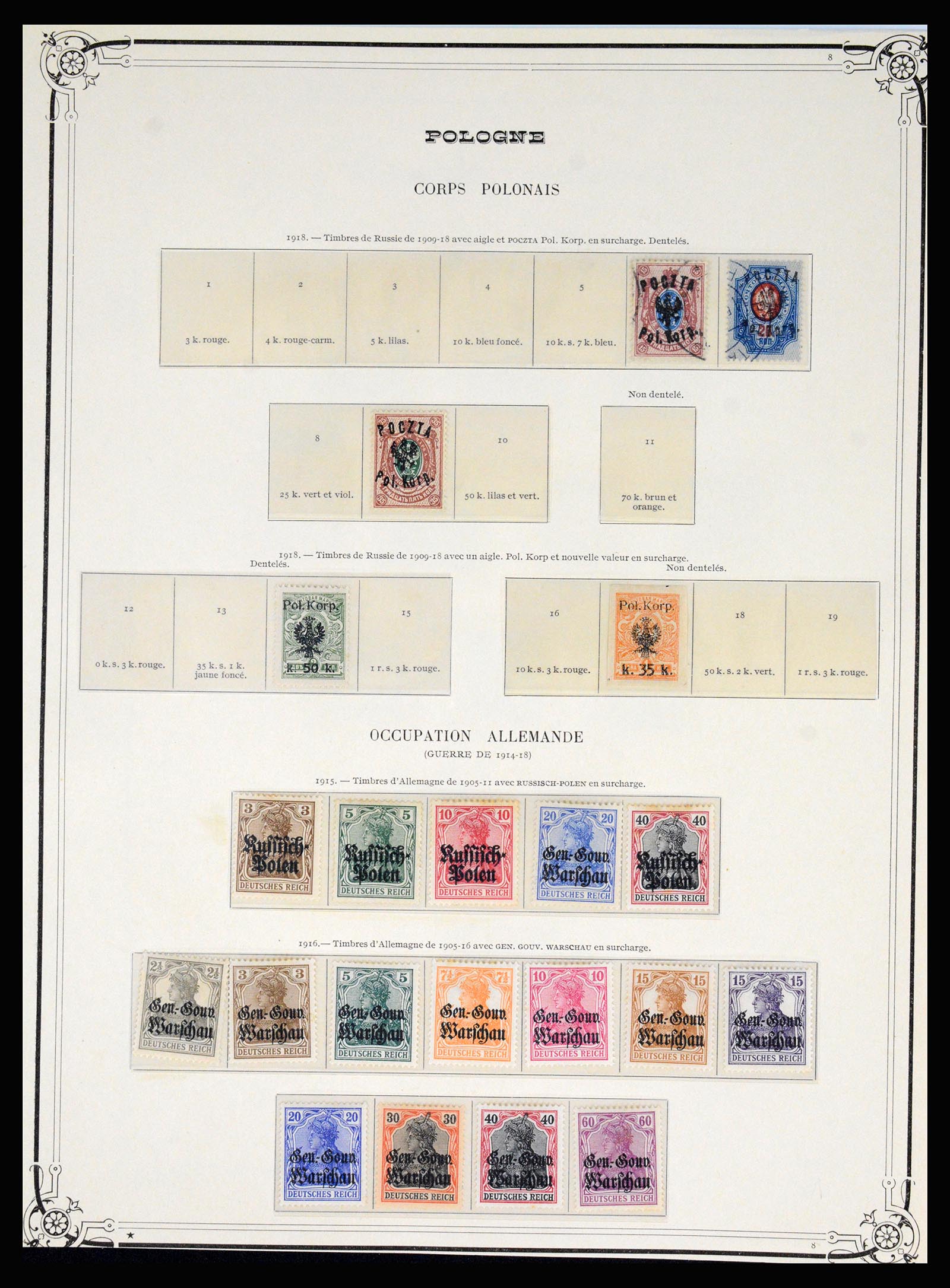 37168 060 - Postzegelverzameling 37168 Polen 1918-1988.