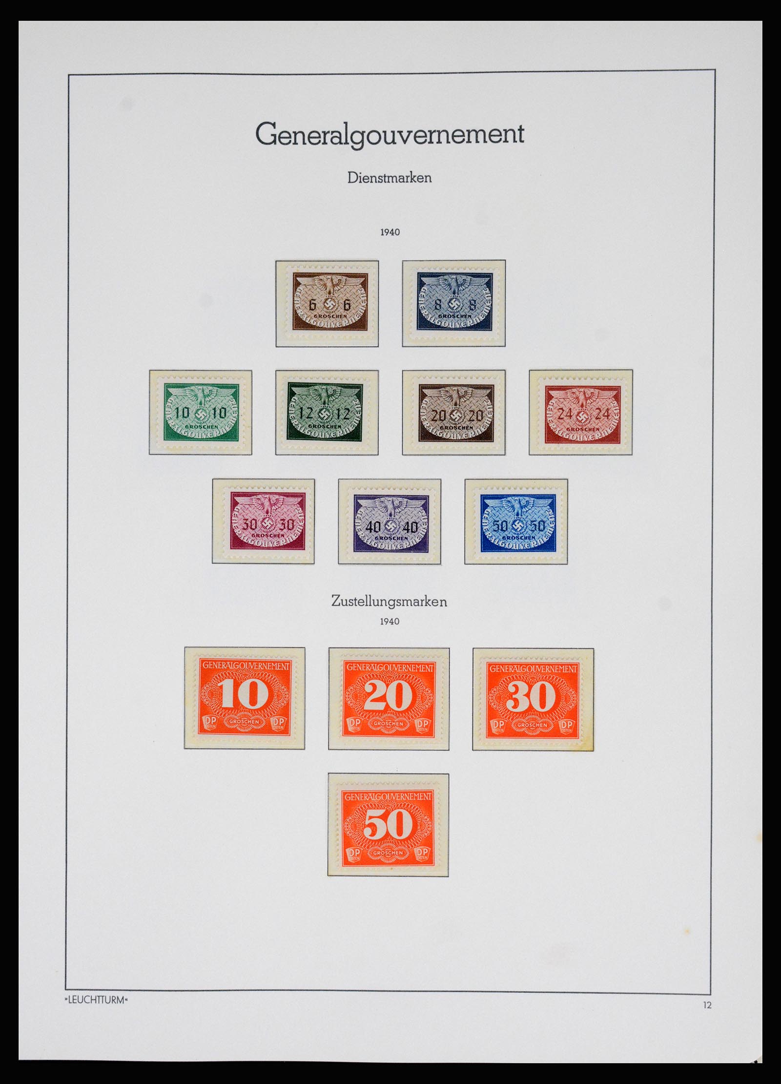 37168 072 - Postzegelverzameling 37168 Polen 1918-1988.