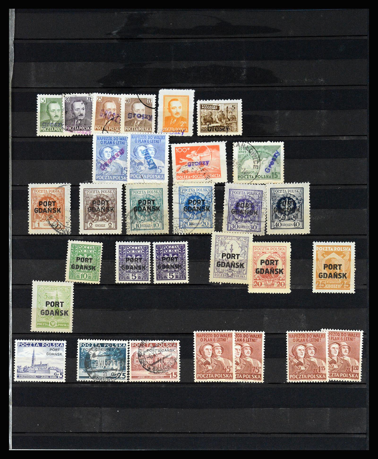 37168 075 - Postzegelverzameling 37168 Polen 1918-1988.