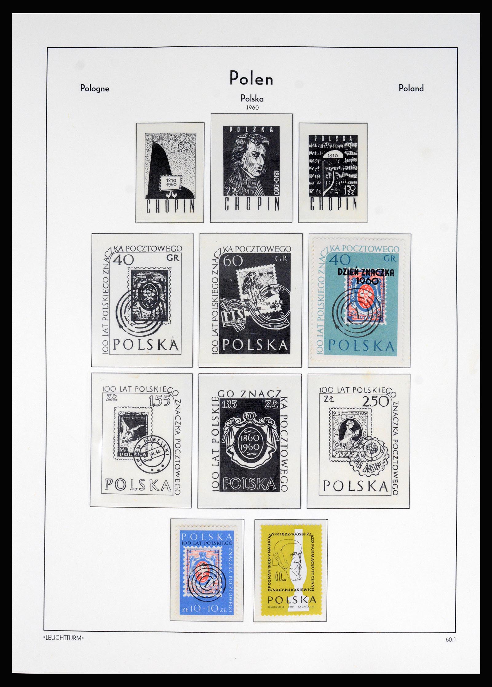 37168 076 - Postzegelverzameling 37168 Polen 1918-1988.